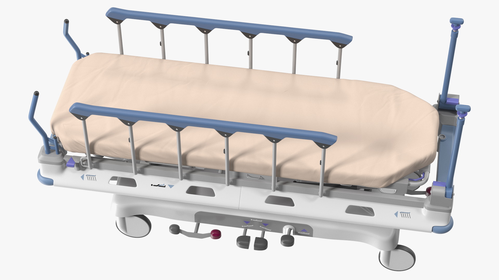 3D Emergency Transport Bed model