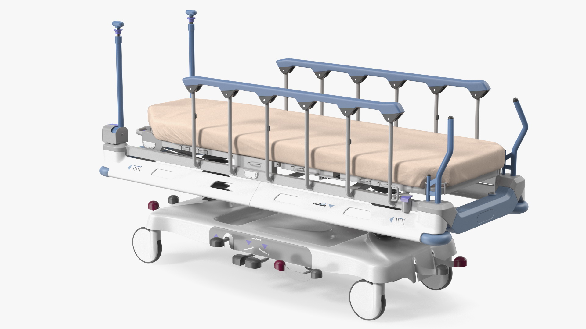 3D Emergency Transport Bed model