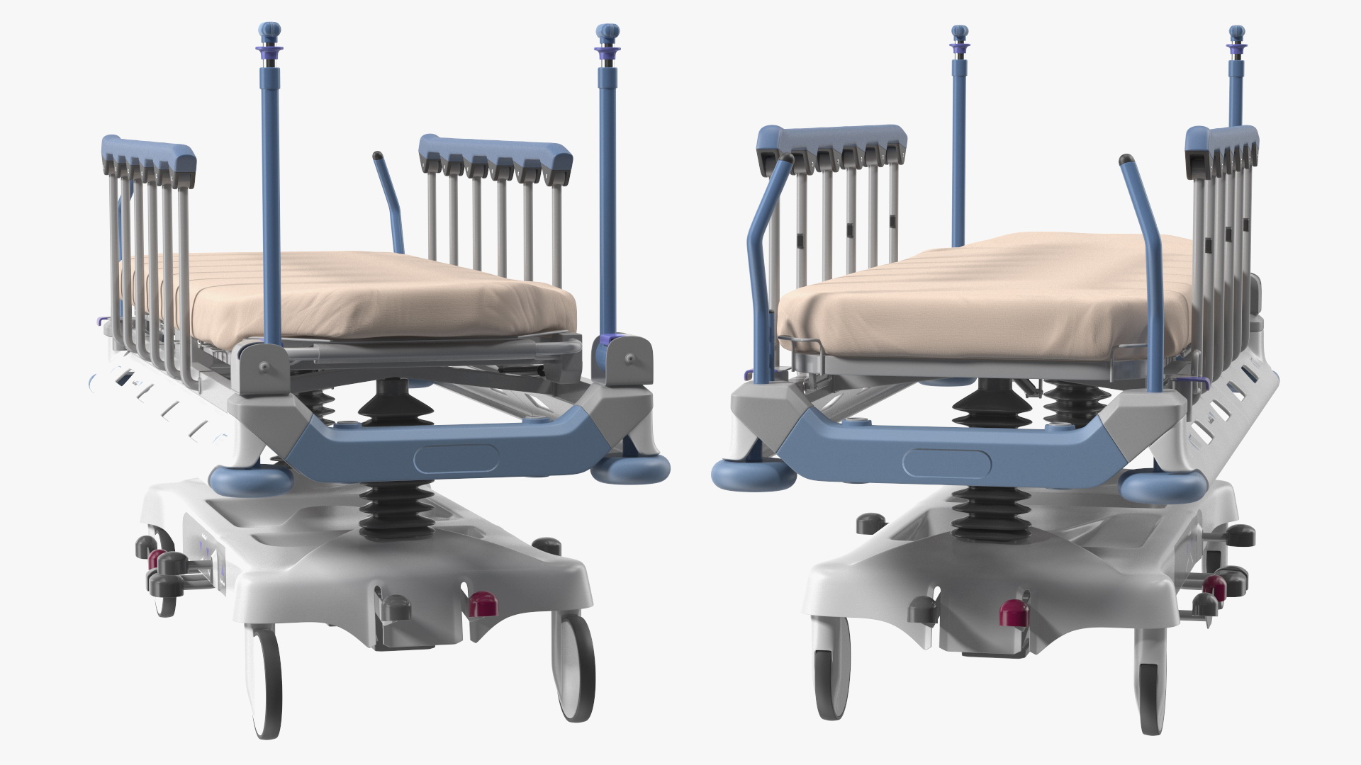 3D Emergency Transport Bed model