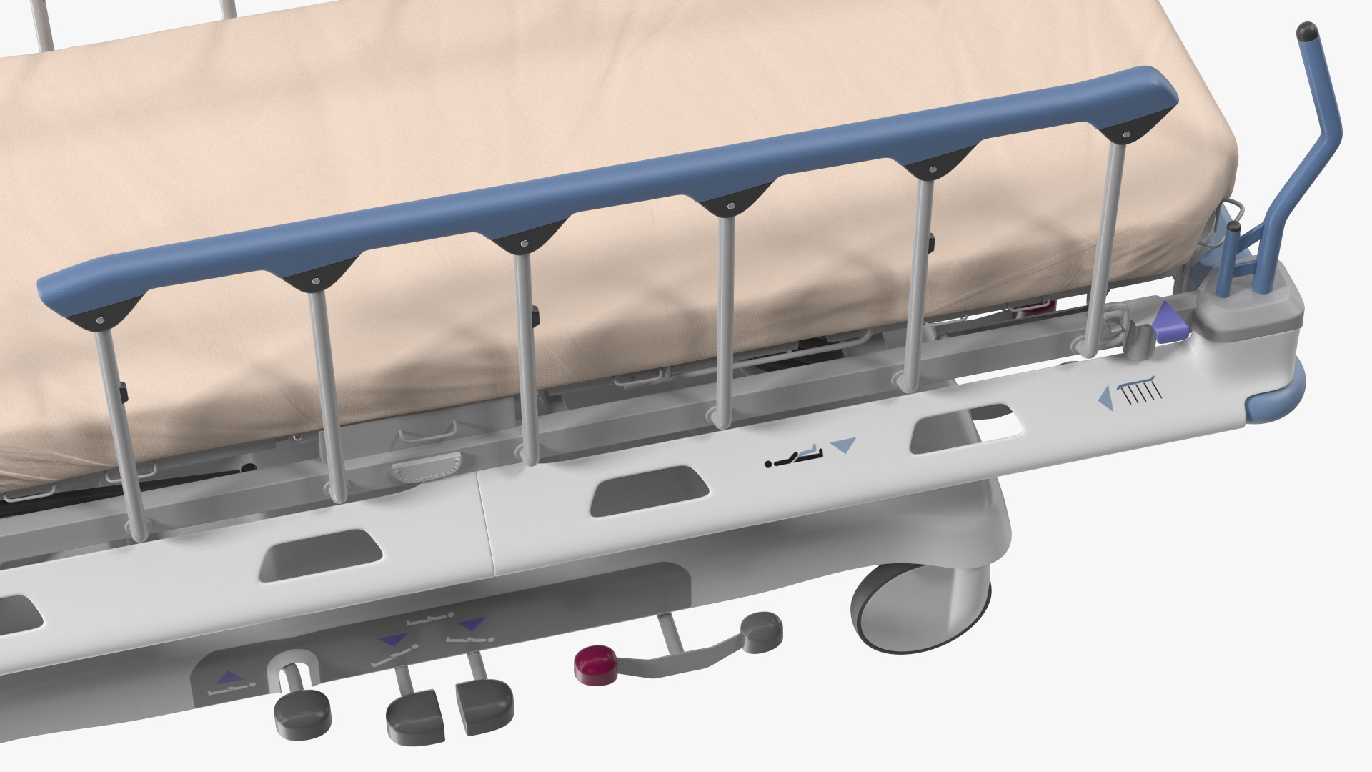 3D Emergency Transport Bed model