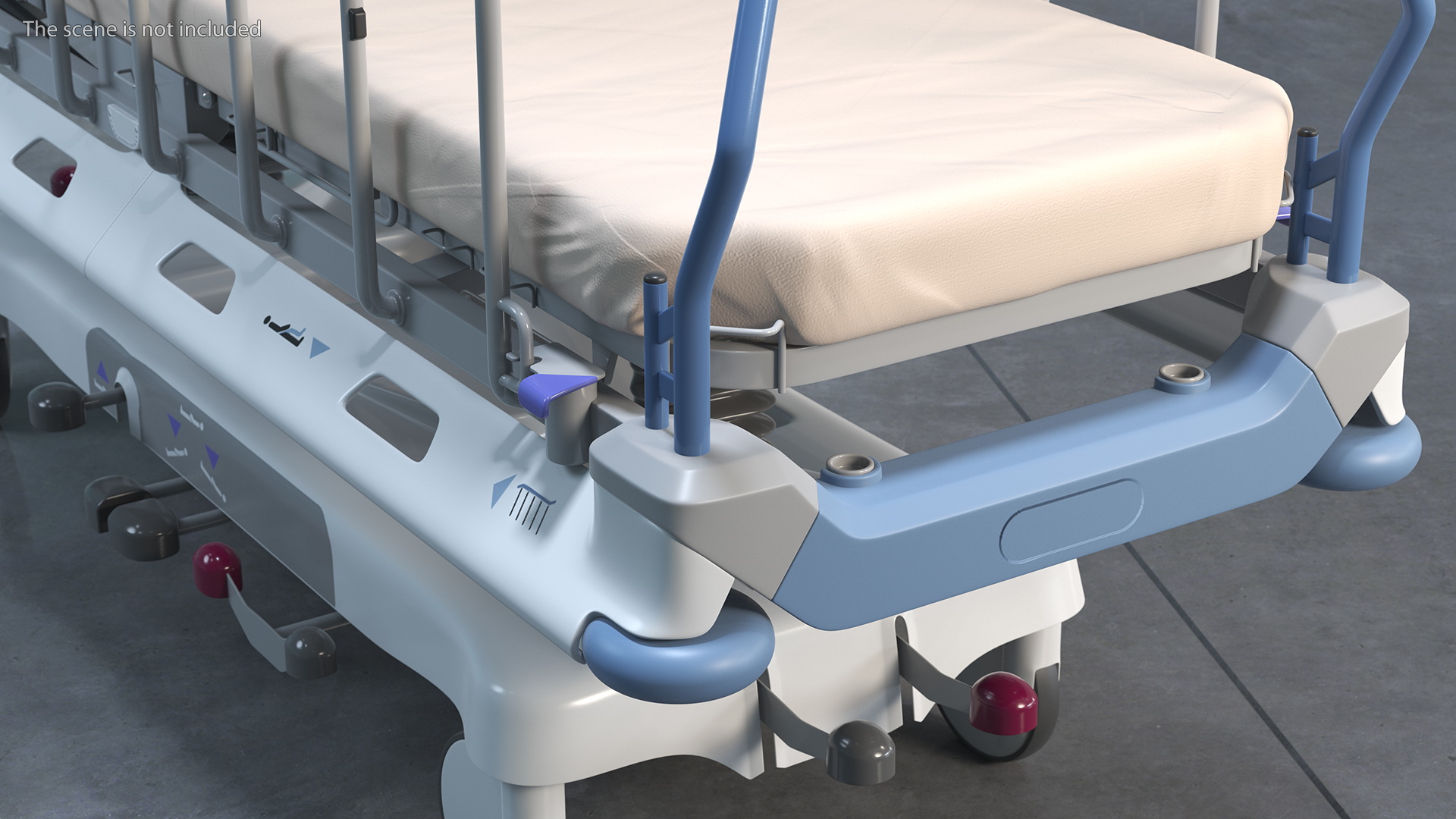 3D Emergency Transport Bed model