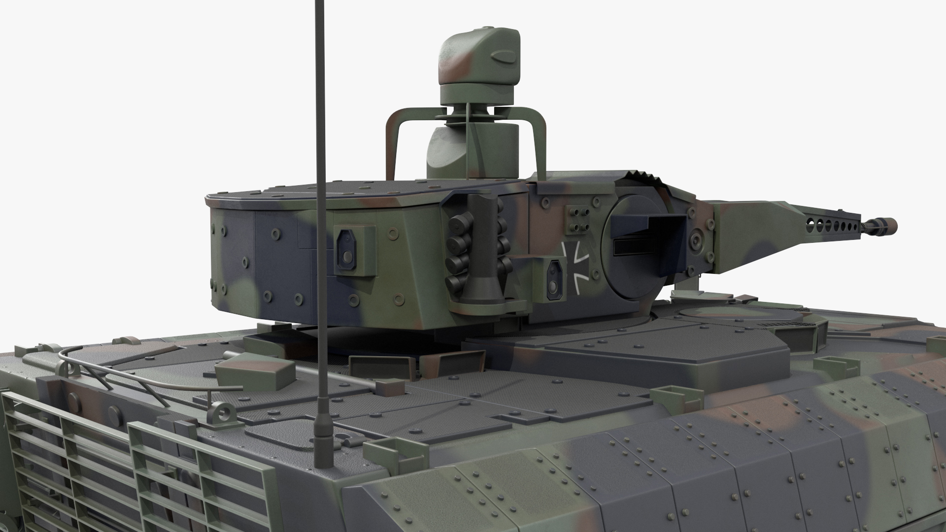 3D model Puma German IFV Military Tank Green