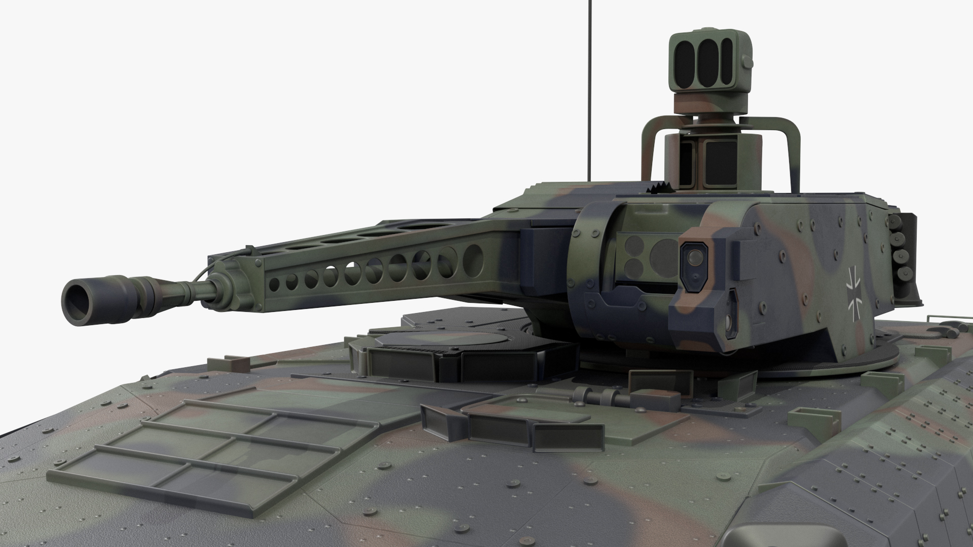 3D model Puma German IFV Military Tank Green