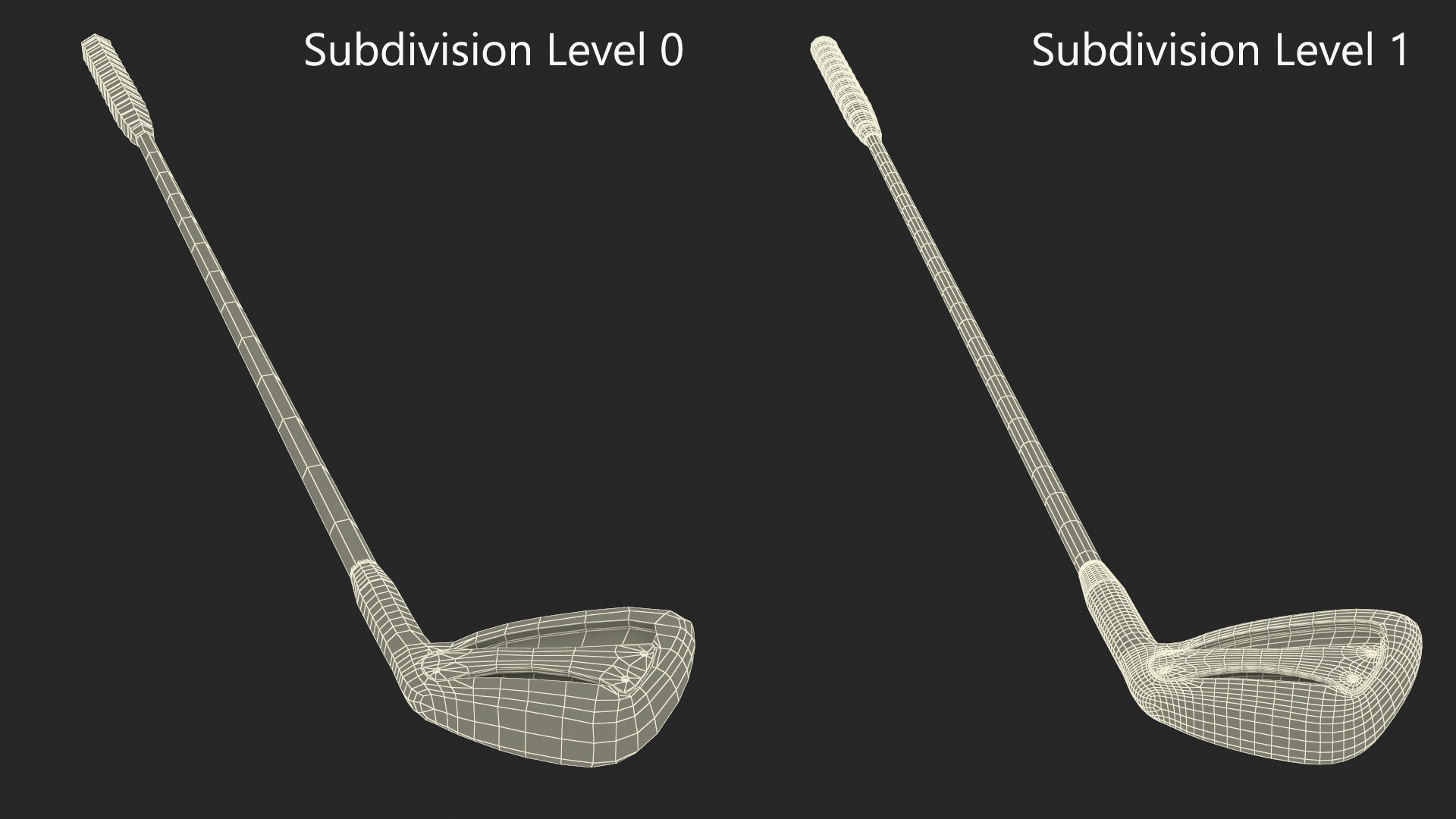 3D Golf Club 2 Iron