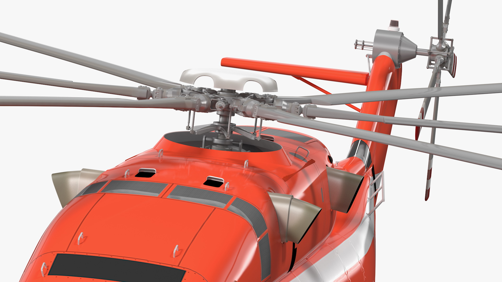 Avicopter AC313 Fire Attack Helicopter Rigged for Maya 3D model