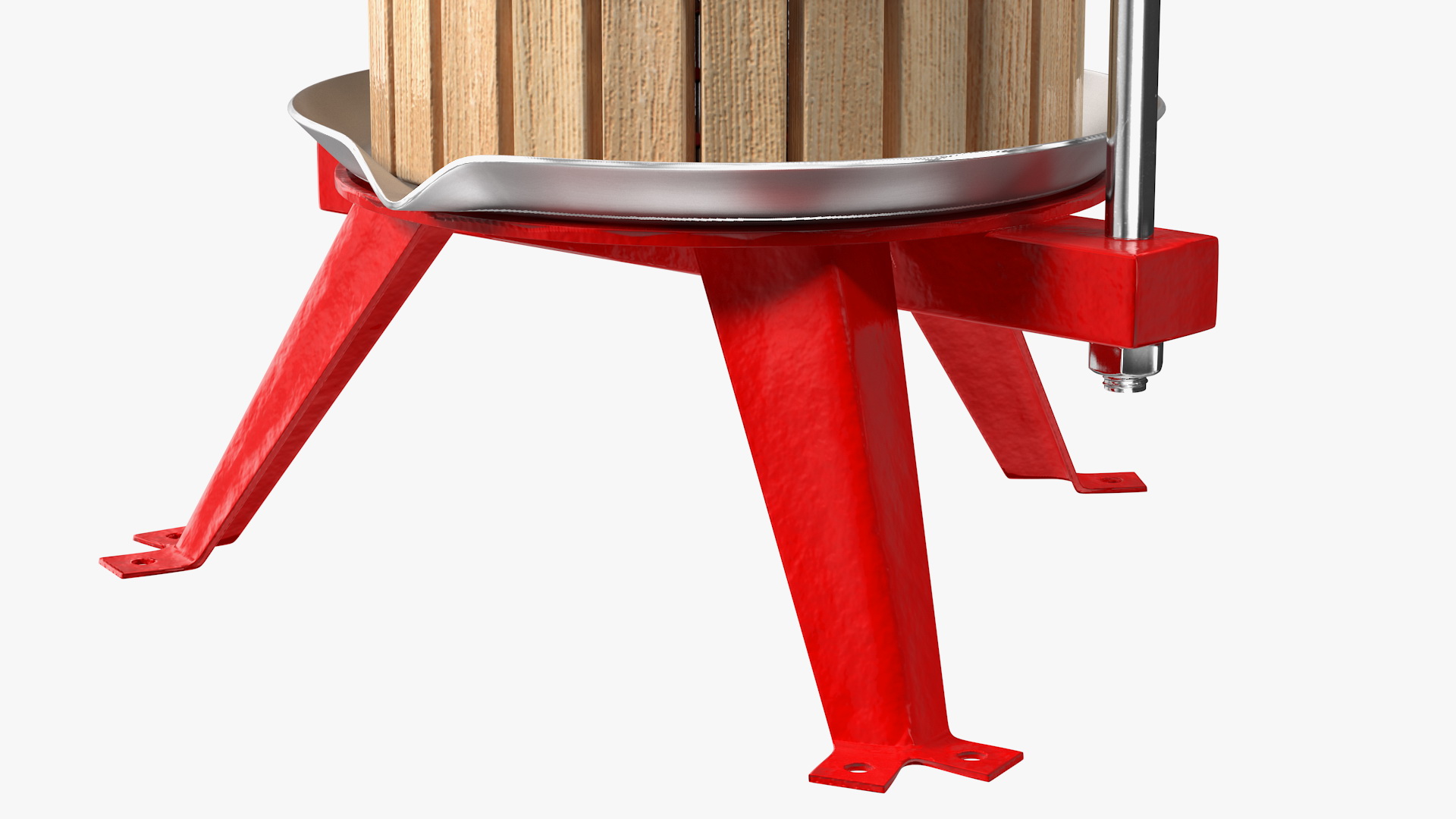 3D model Wooden Frame Fruit Wine Cider Press