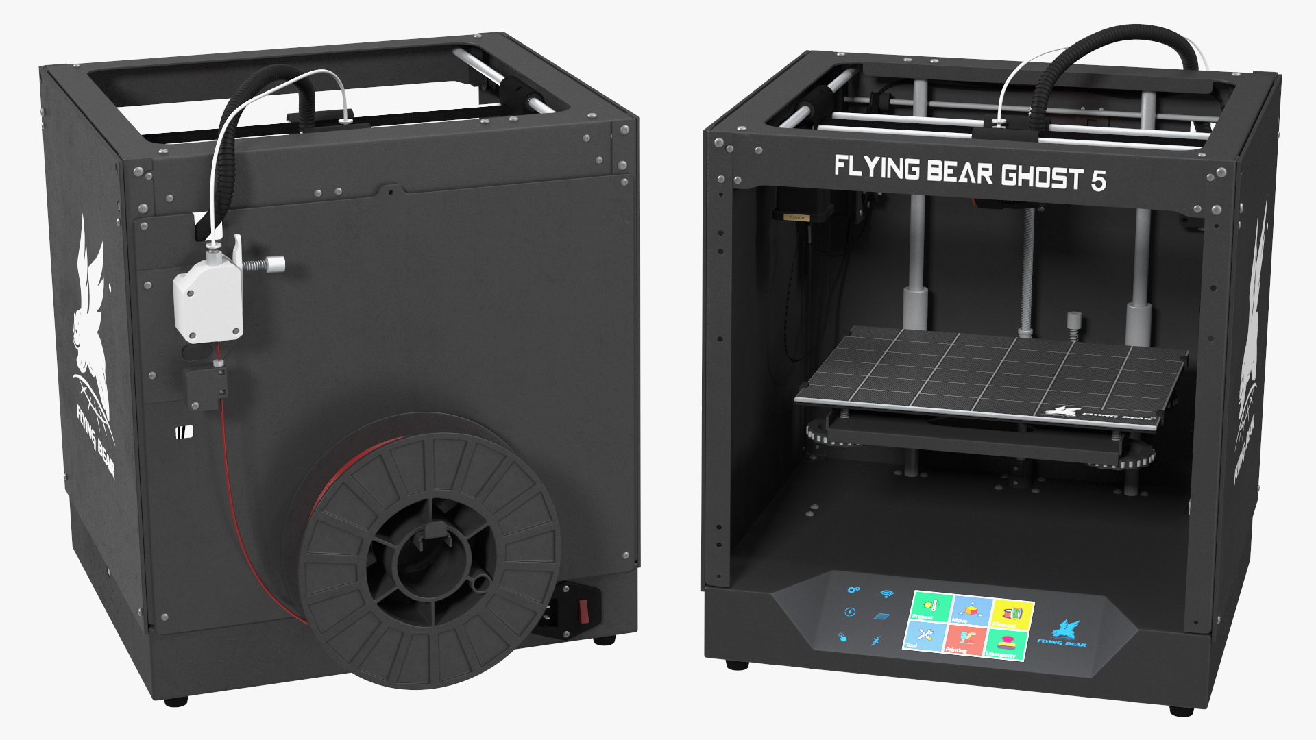 Flying Bear Ghost 5 3D Printer Rigged 3D