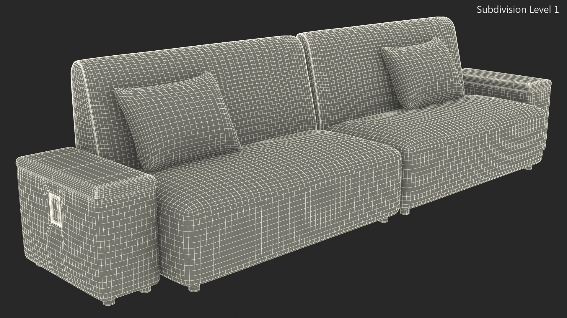 3D Modern Sofa