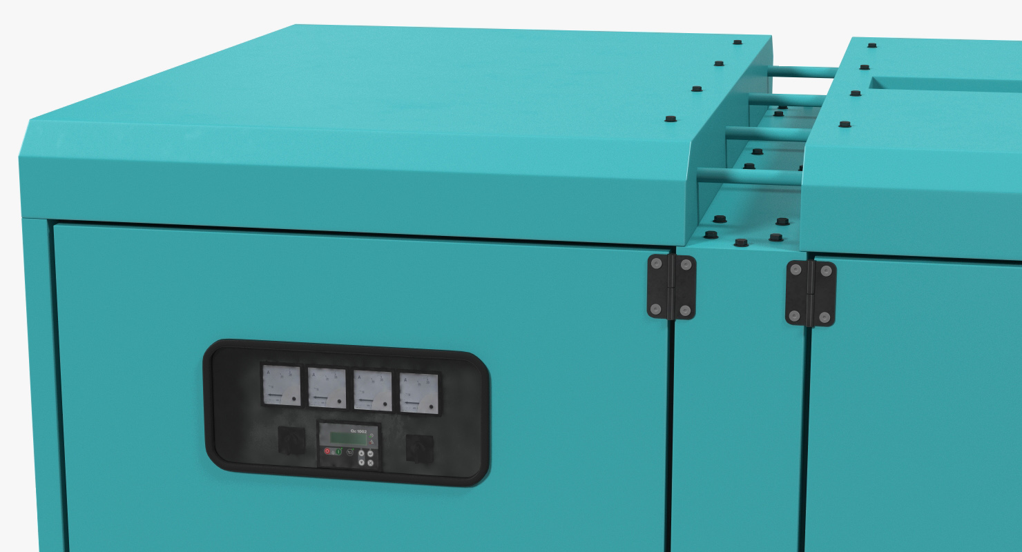 3D Industrial Power Diesel Generator Generic