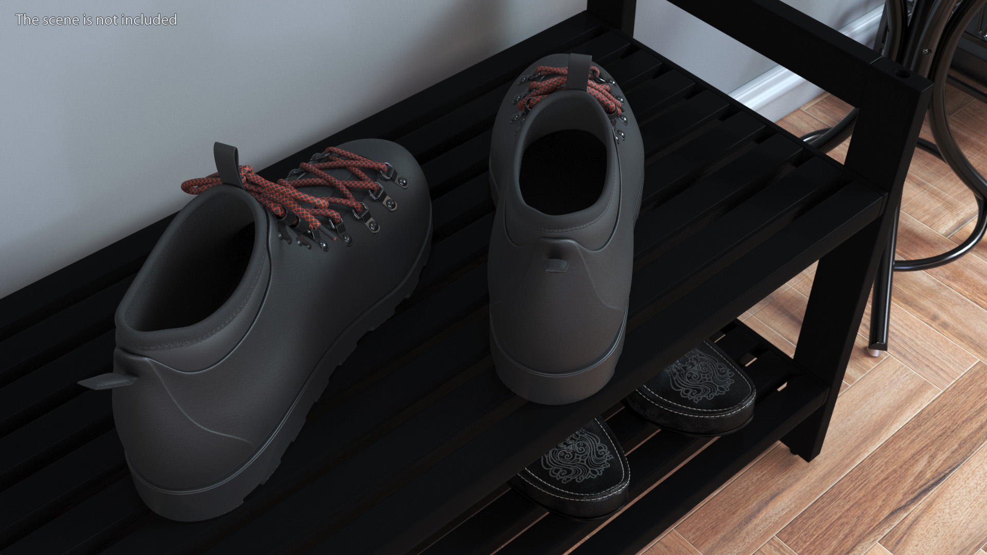 3D Walking Boots model