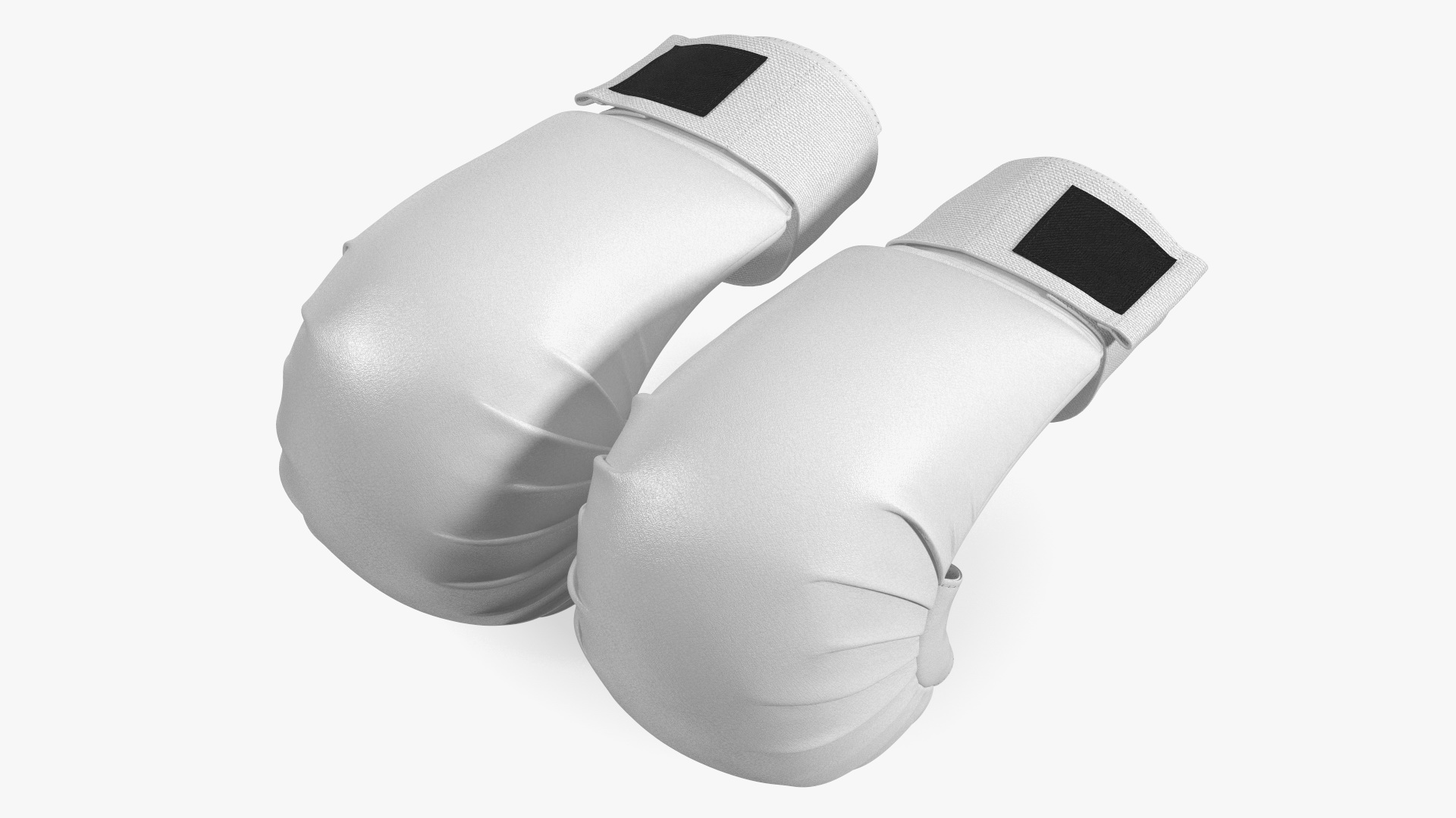 3D Sports Combat Gloves White