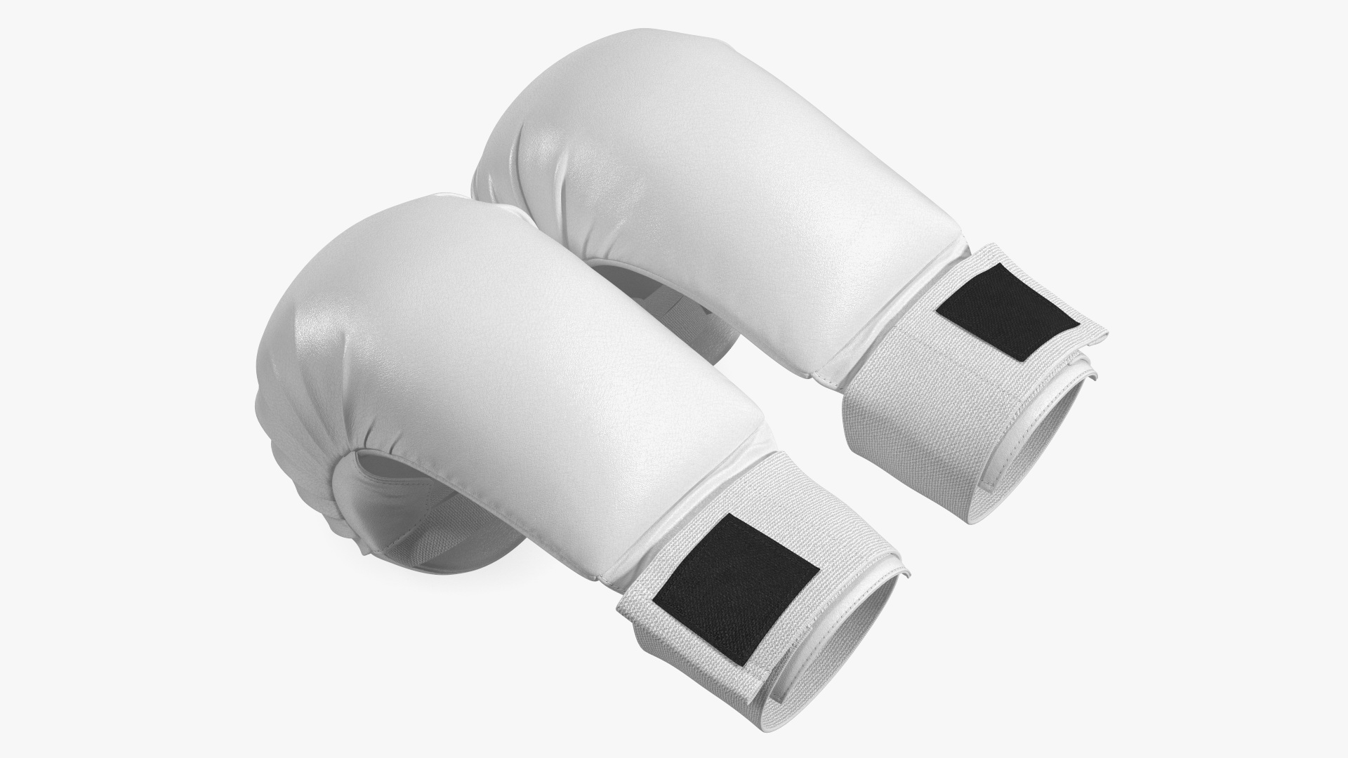 3D Sports Combat Gloves White