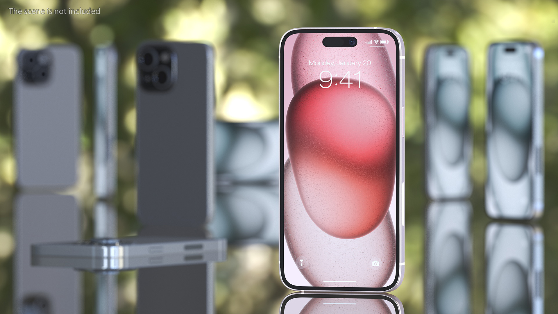 IPhone 15 Pink 3D model