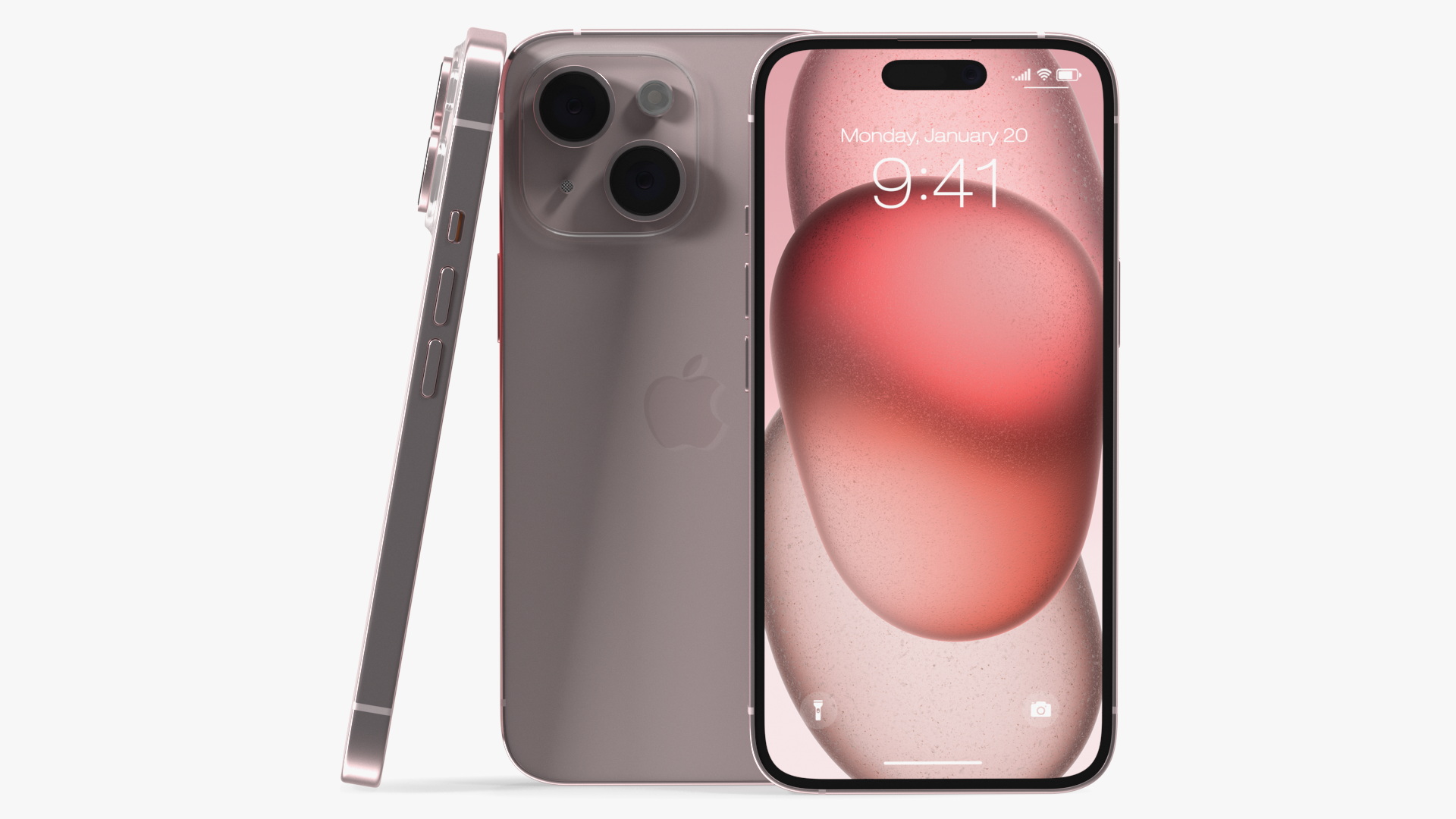 IPhone 15 Pink 3D model