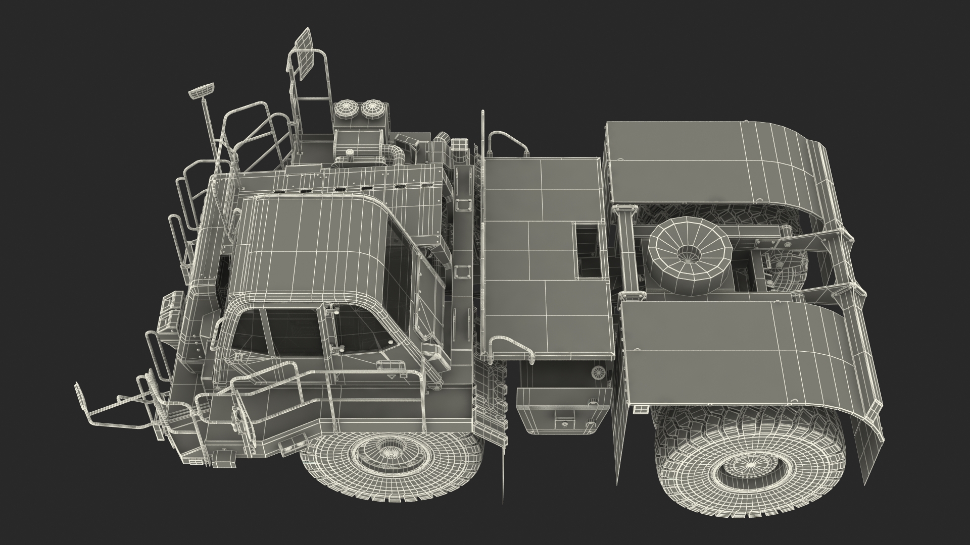 Heavy Duty Bare Chassis Clean 3D model