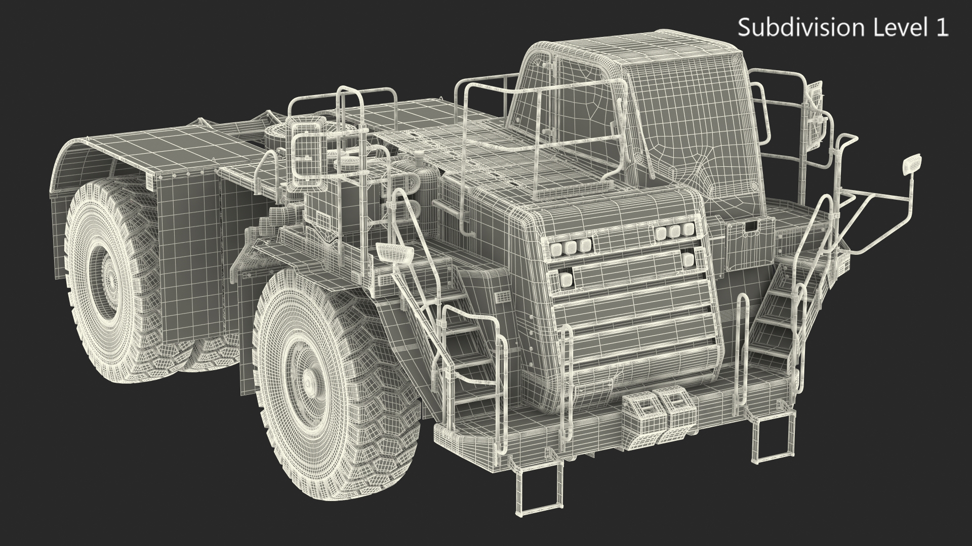 Heavy Duty Bare Chassis Clean 3D model