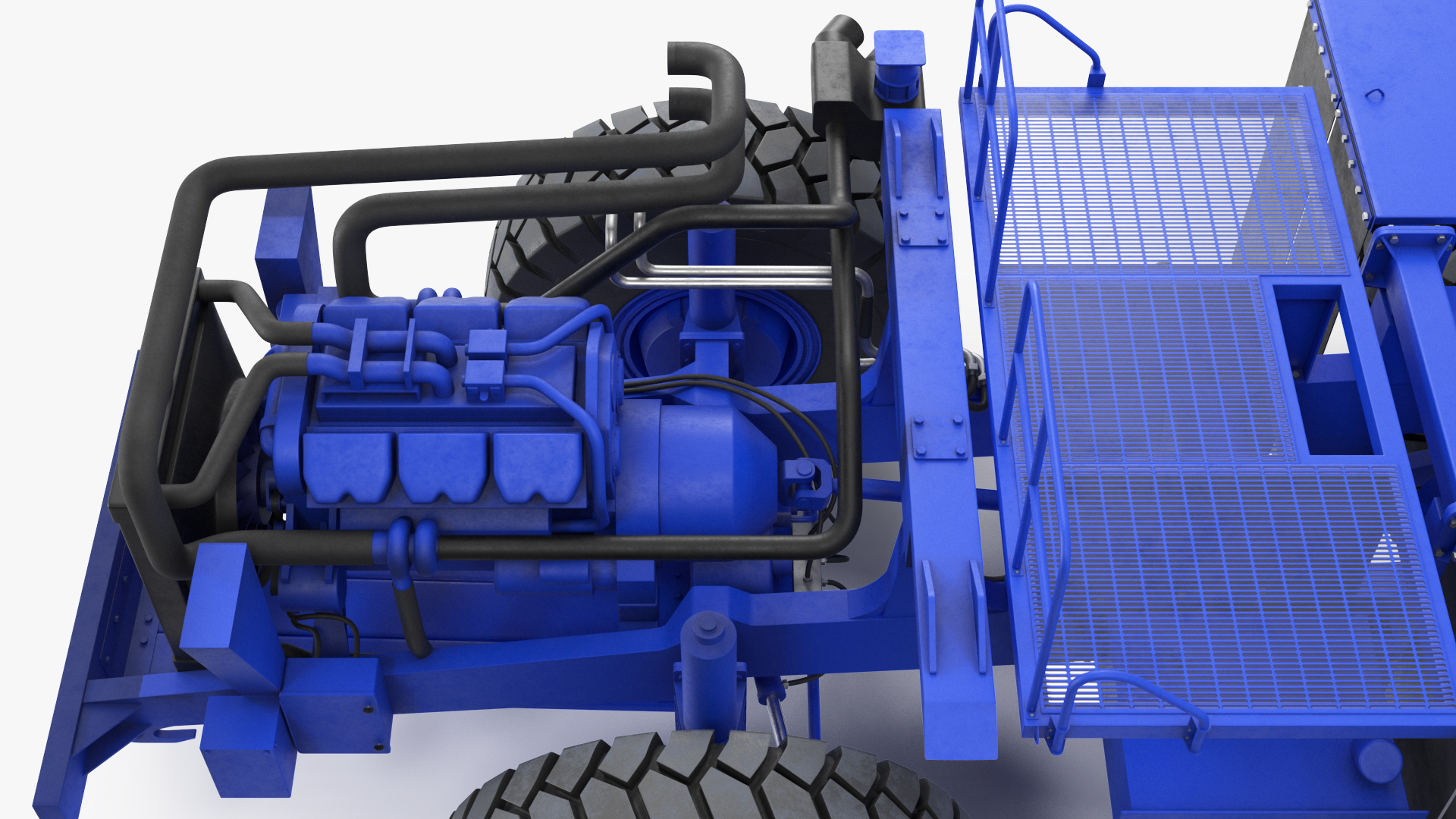 Heavy Duty Bare Chassis Clean 3D model