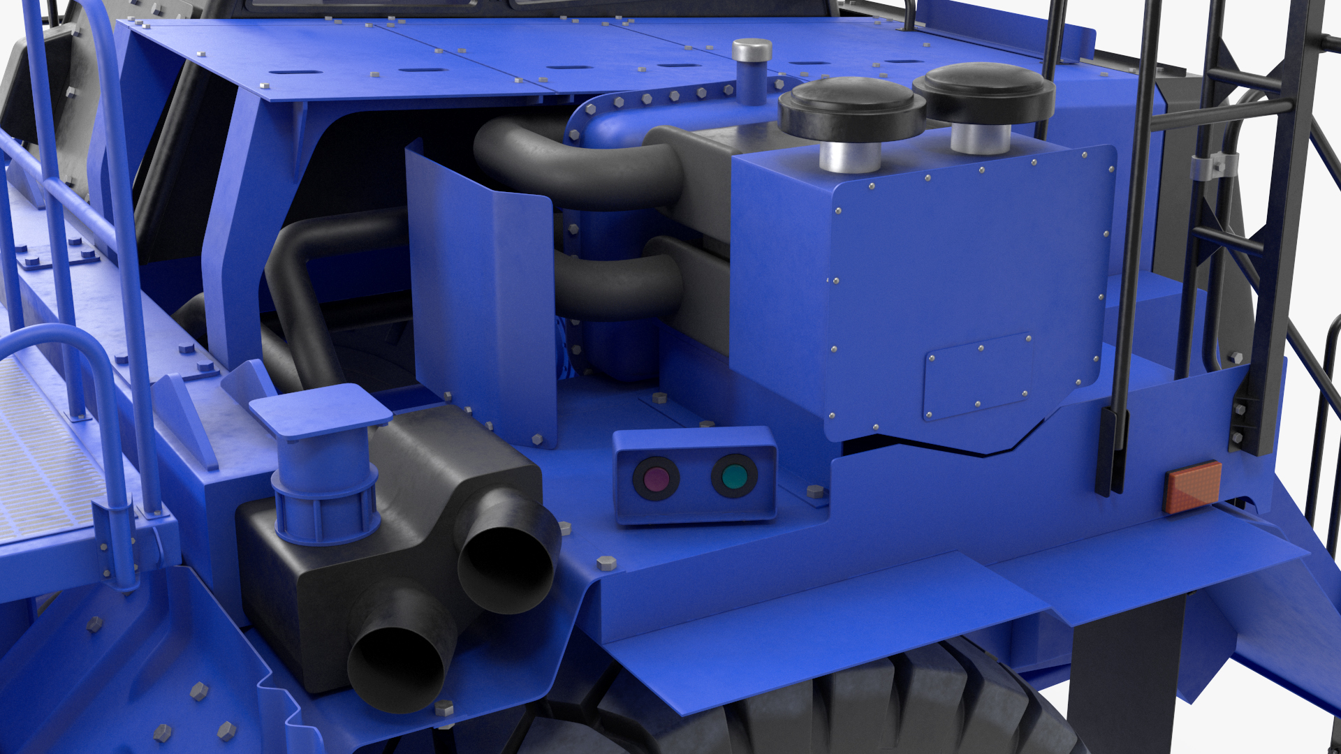 Heavy Duty Bare Chassis Clean 3D model