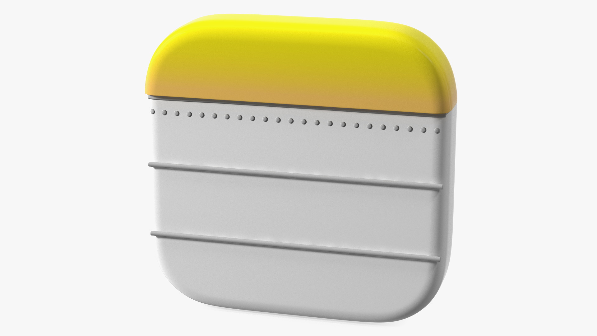 3D iPhone iOS Notes Icon