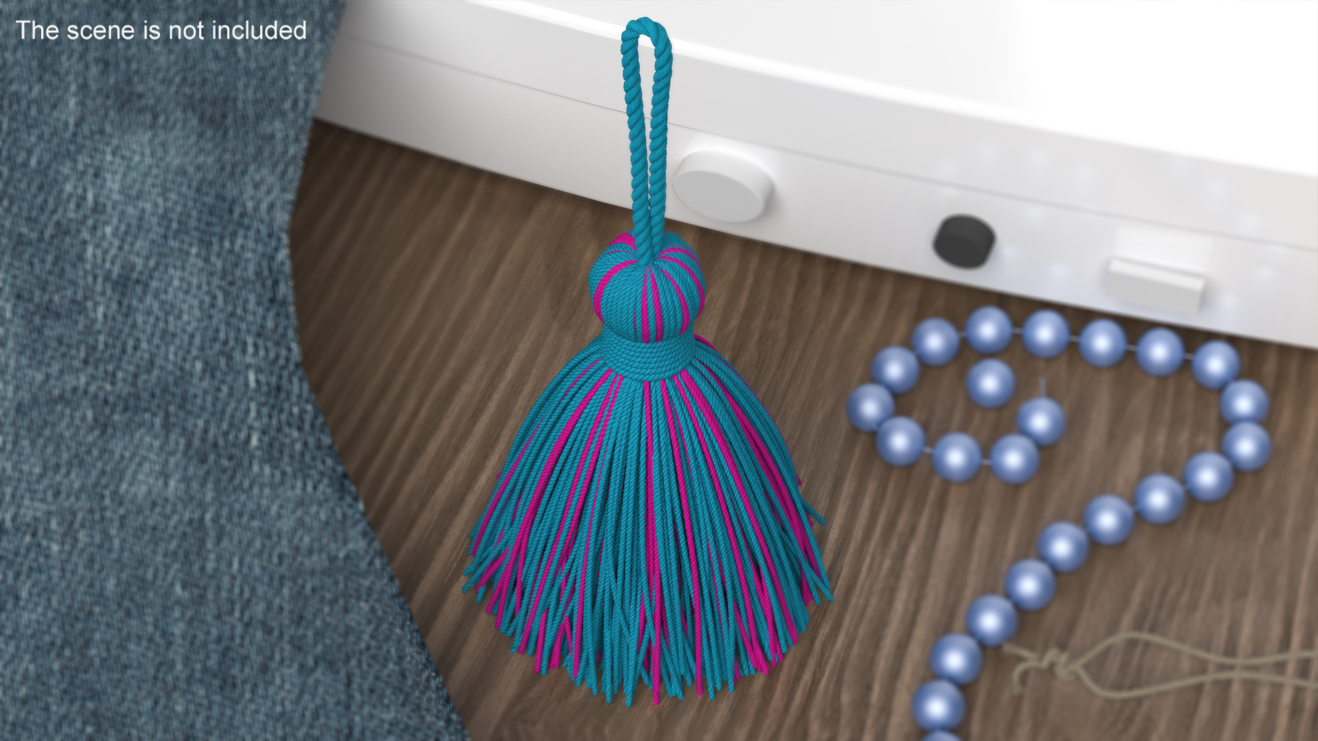 Wool Tassel Multicolor 3D