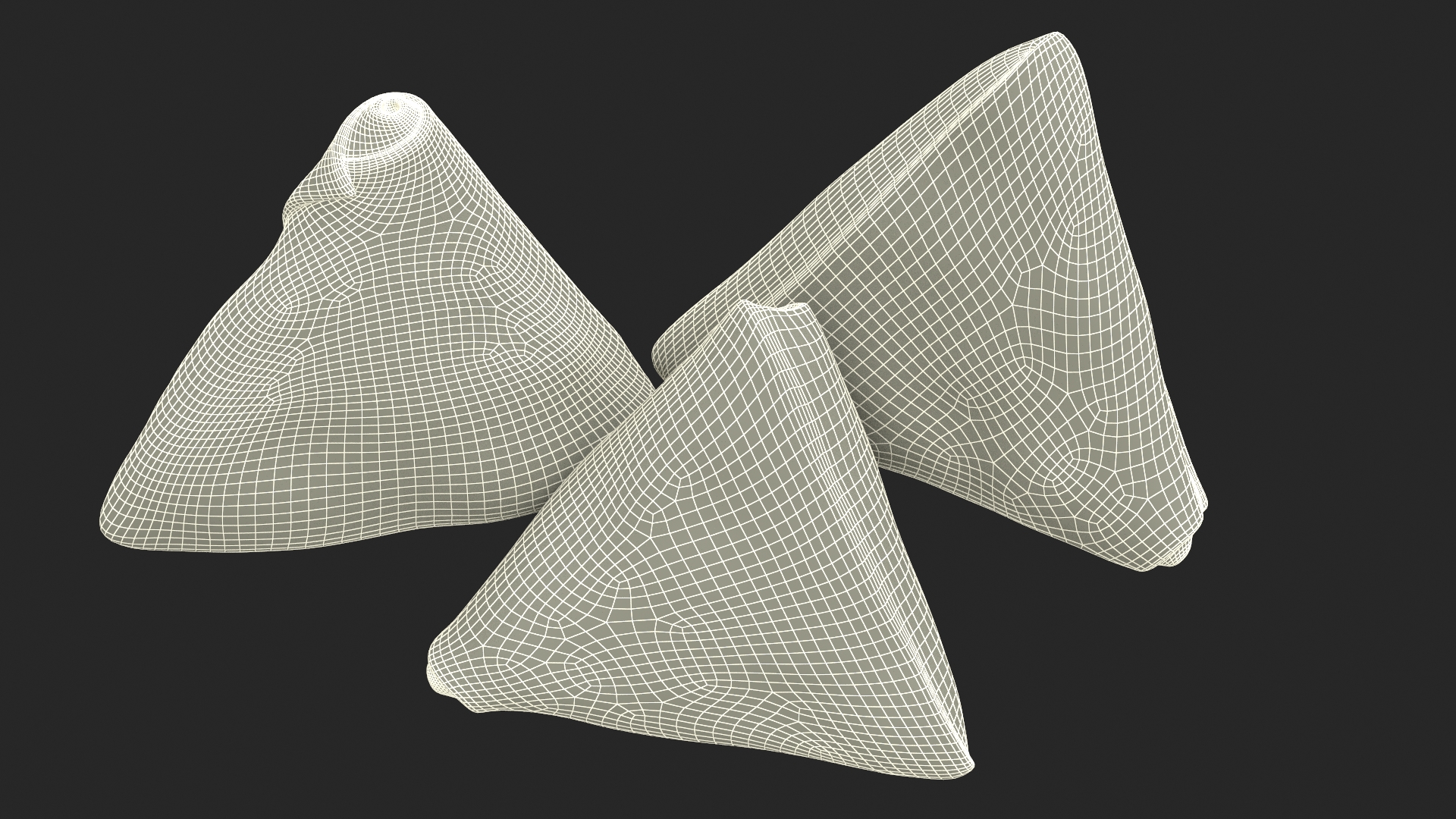 3D model Samosa