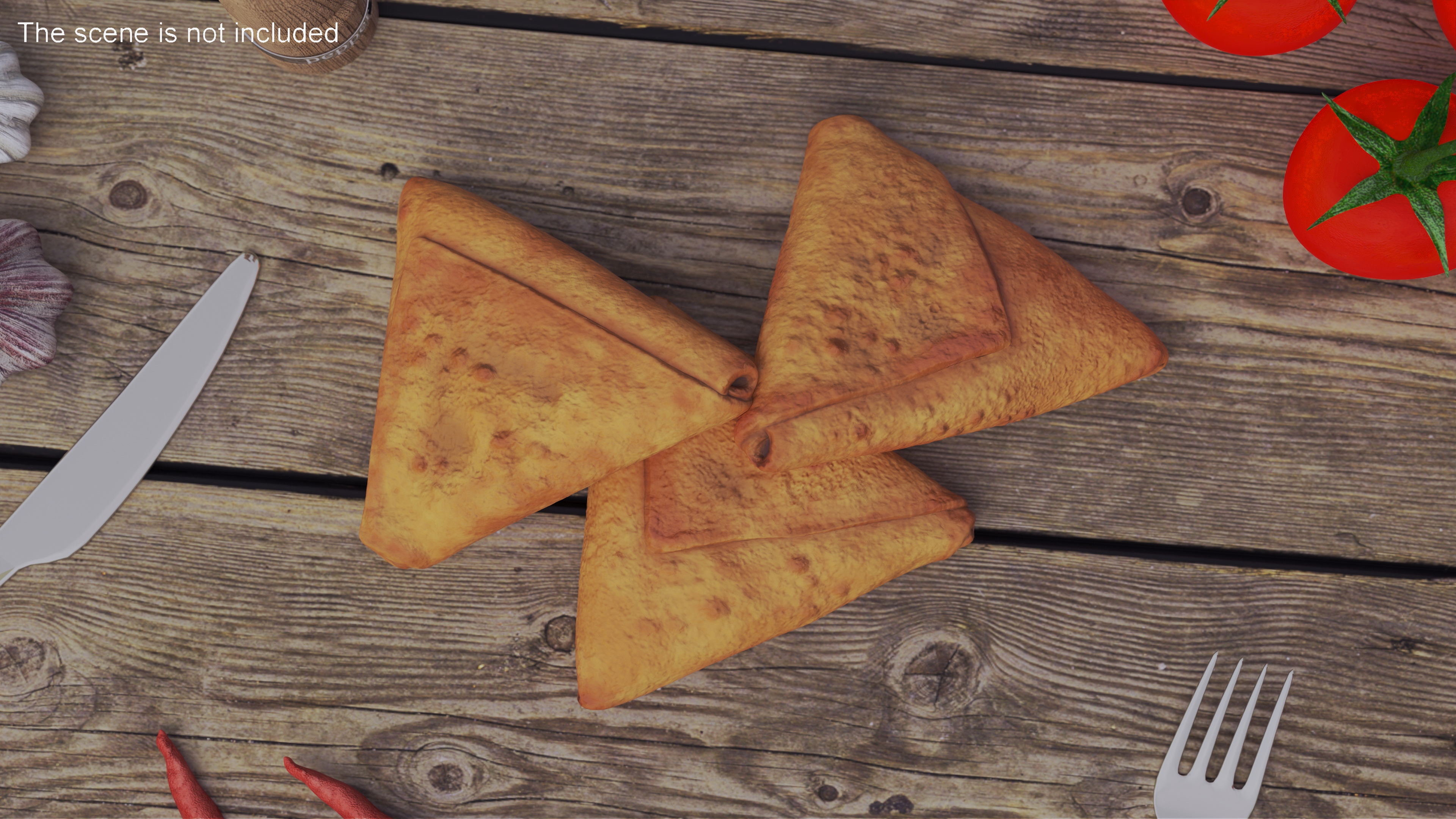 3D model Samosa