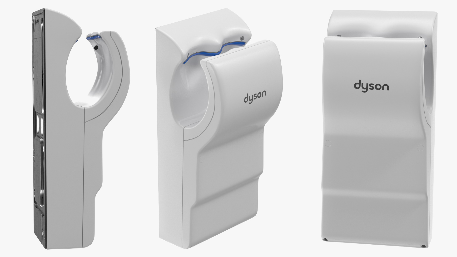 Dyson Airblade dB Hand Dryer White 3D model