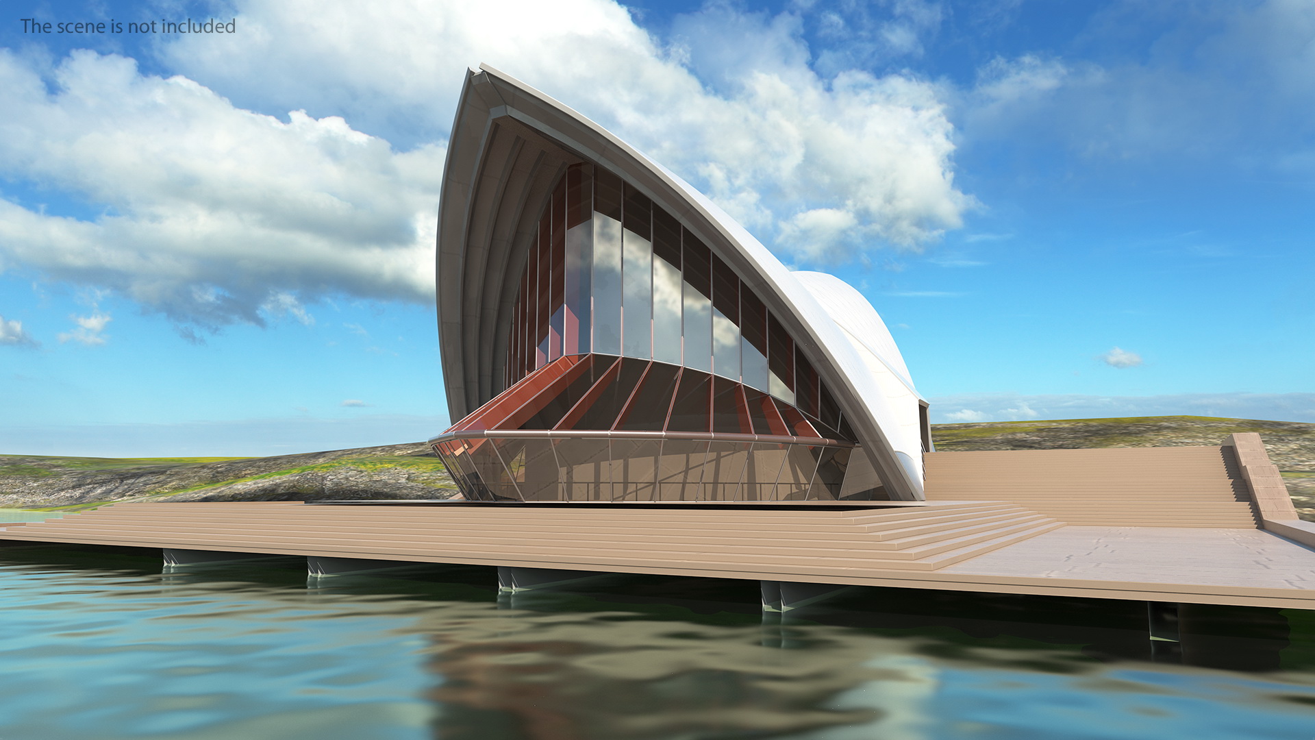 3D Concert Hall Building