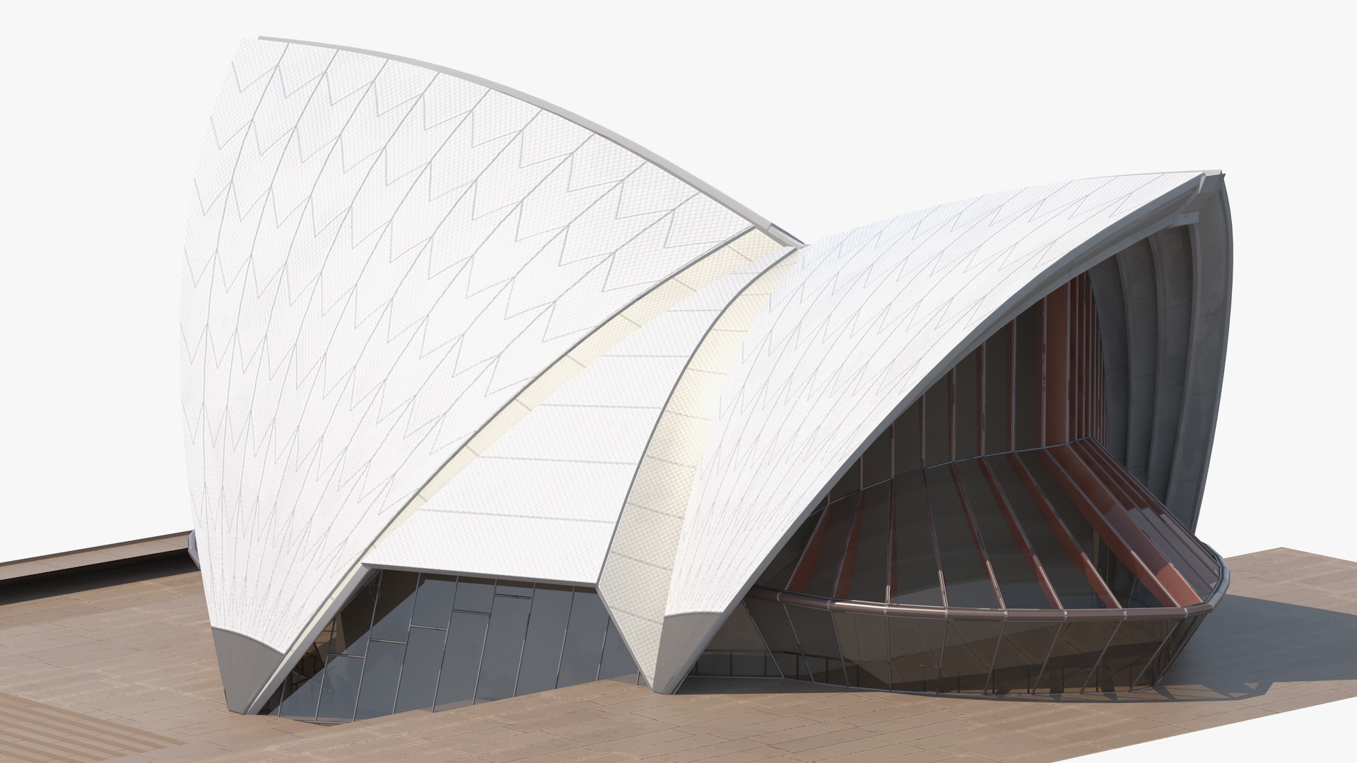 3D Concert Hall Building