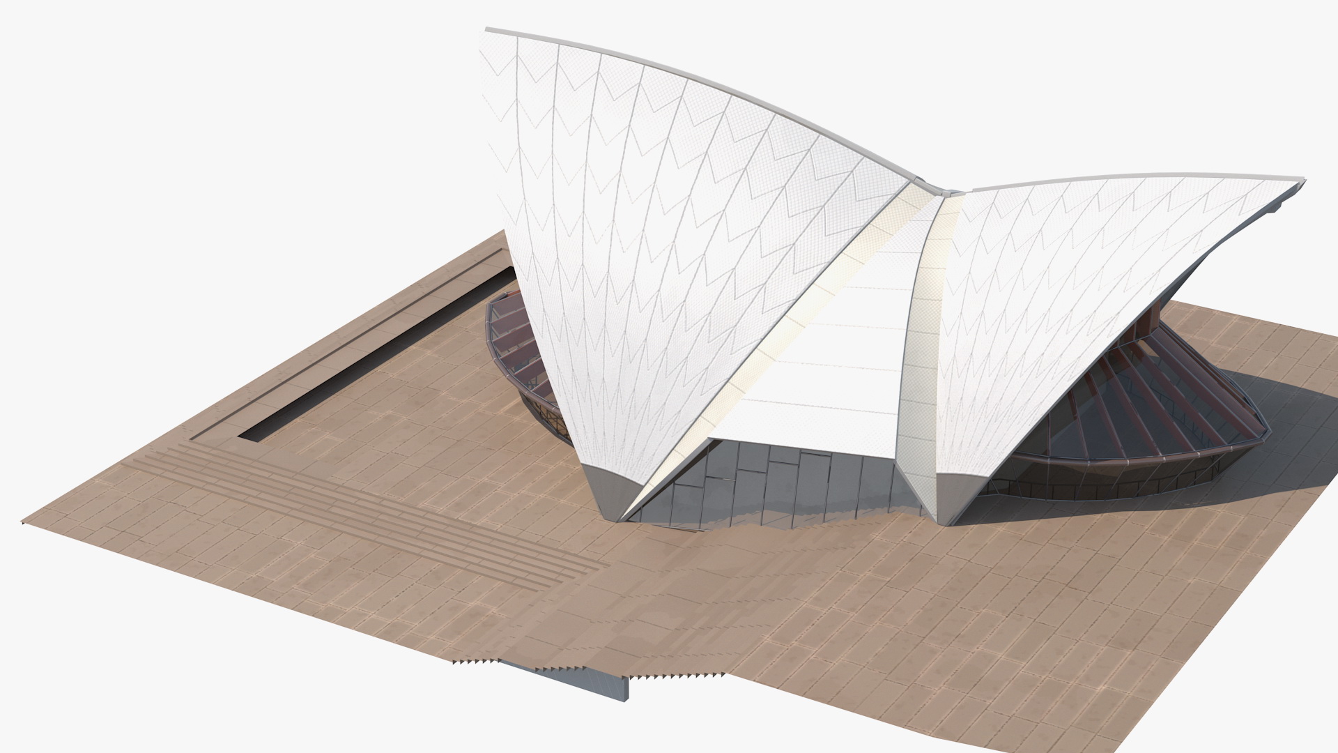 3D Concert Hall Building