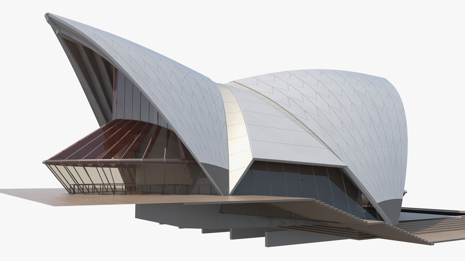 3D Concert Hall Building