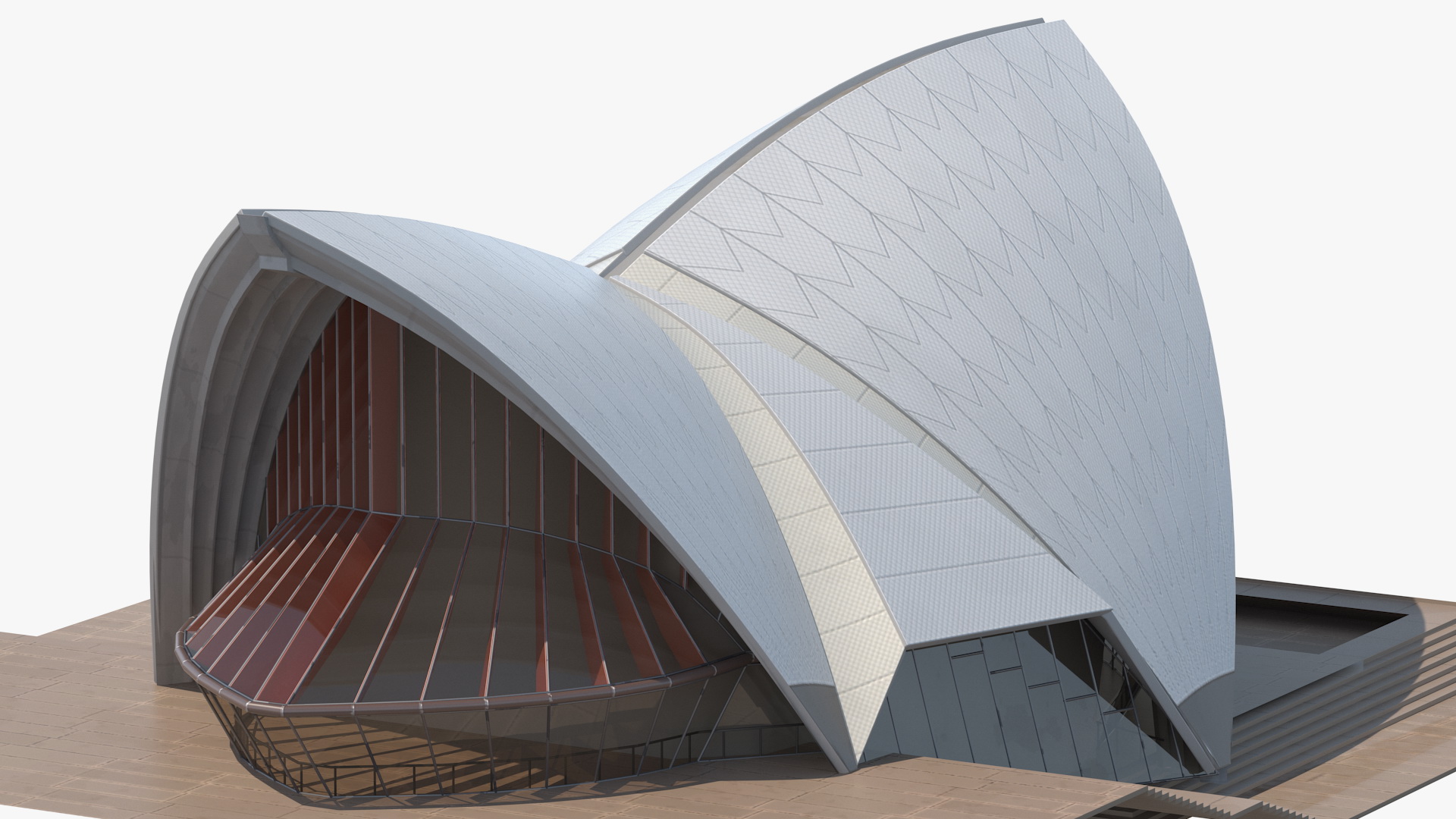 3D Concert Hall Building