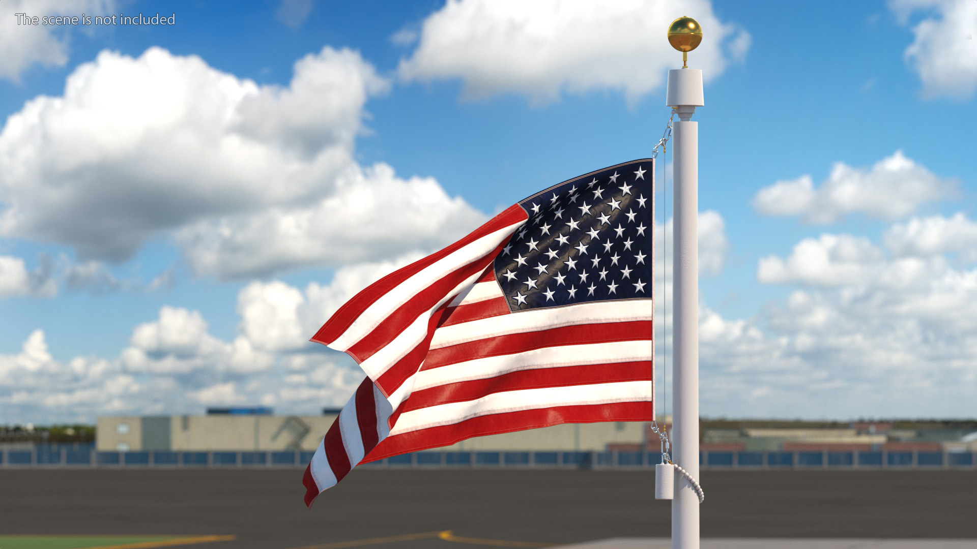 Flag USA Animated 3D