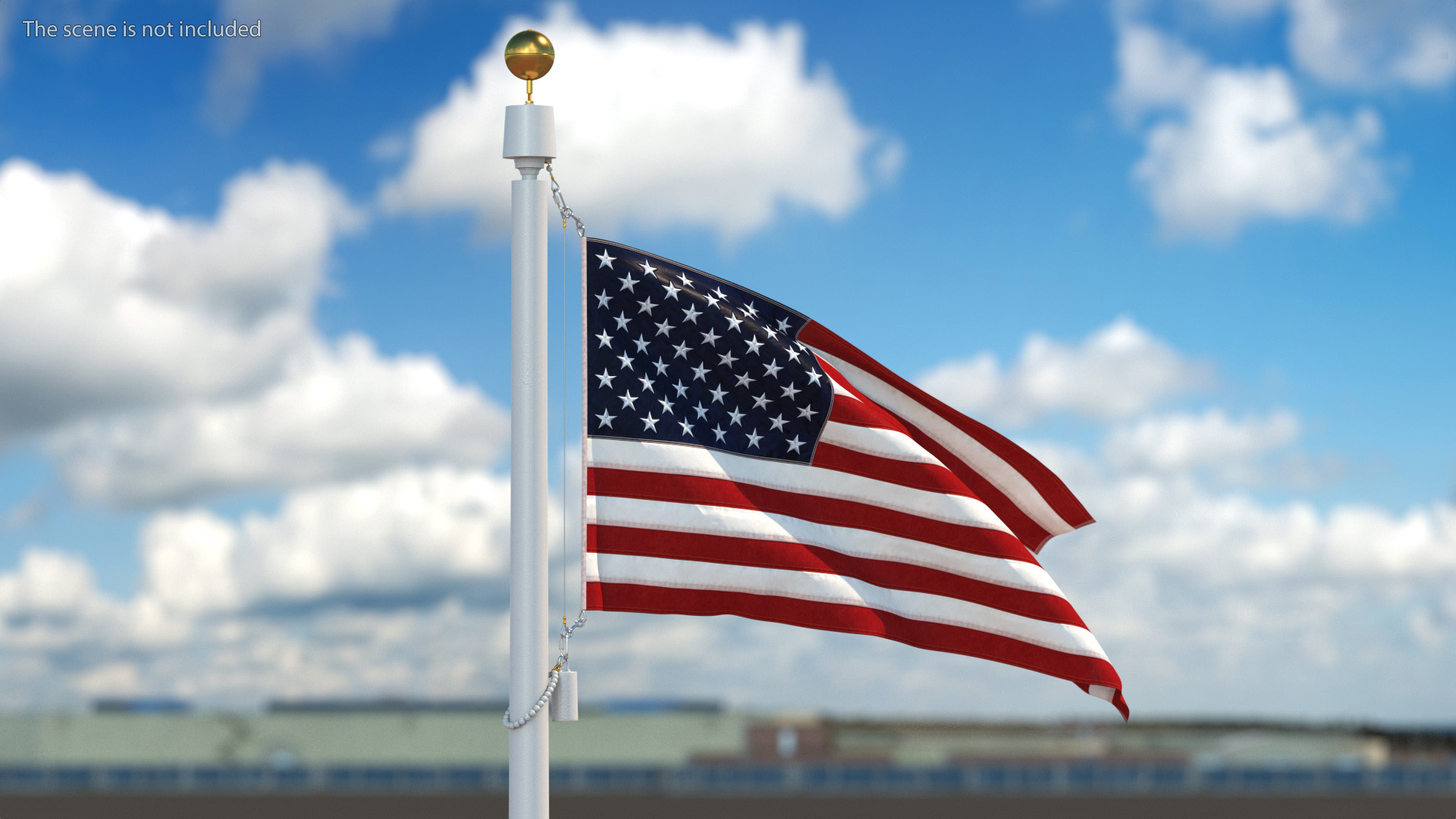 Flag USA Animated 3D