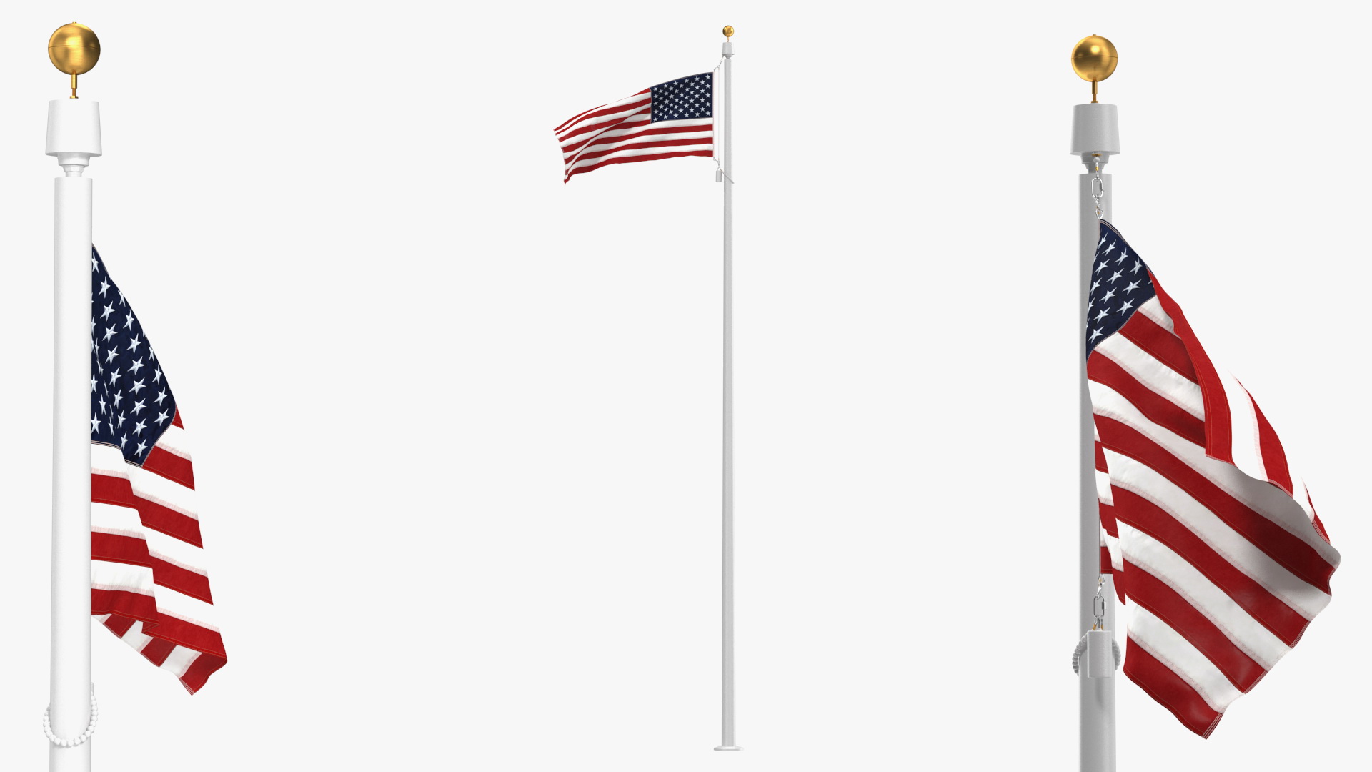 Flag USA Animated 3D