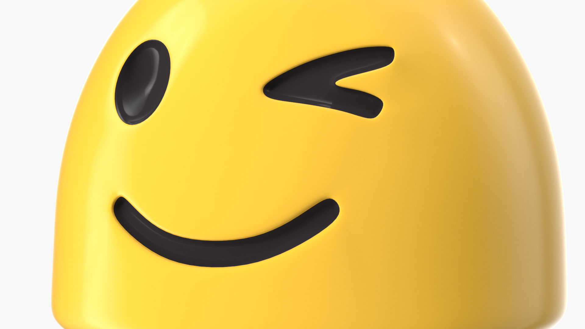 3D Winking Face Android Emoji