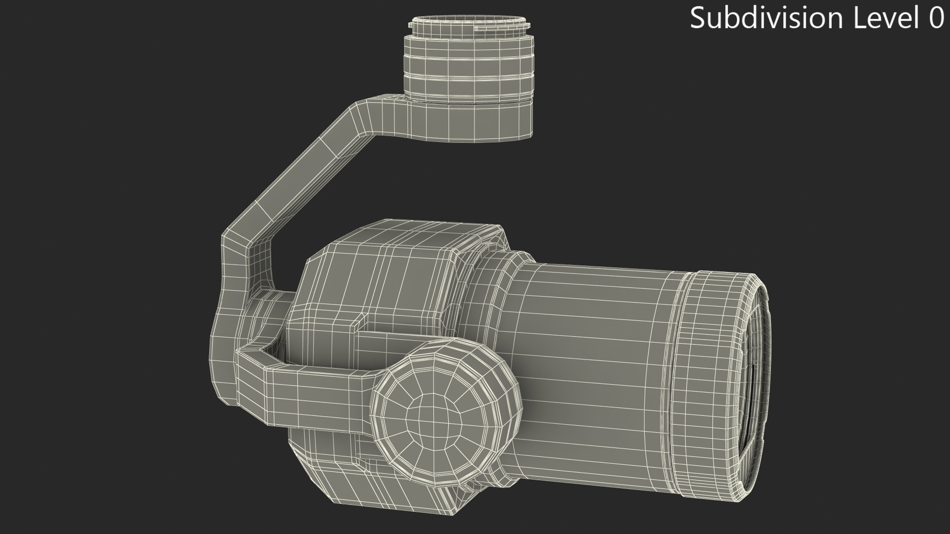 DJI Zenmuse X7 Camera and 3-Axis Gimbal 3D model