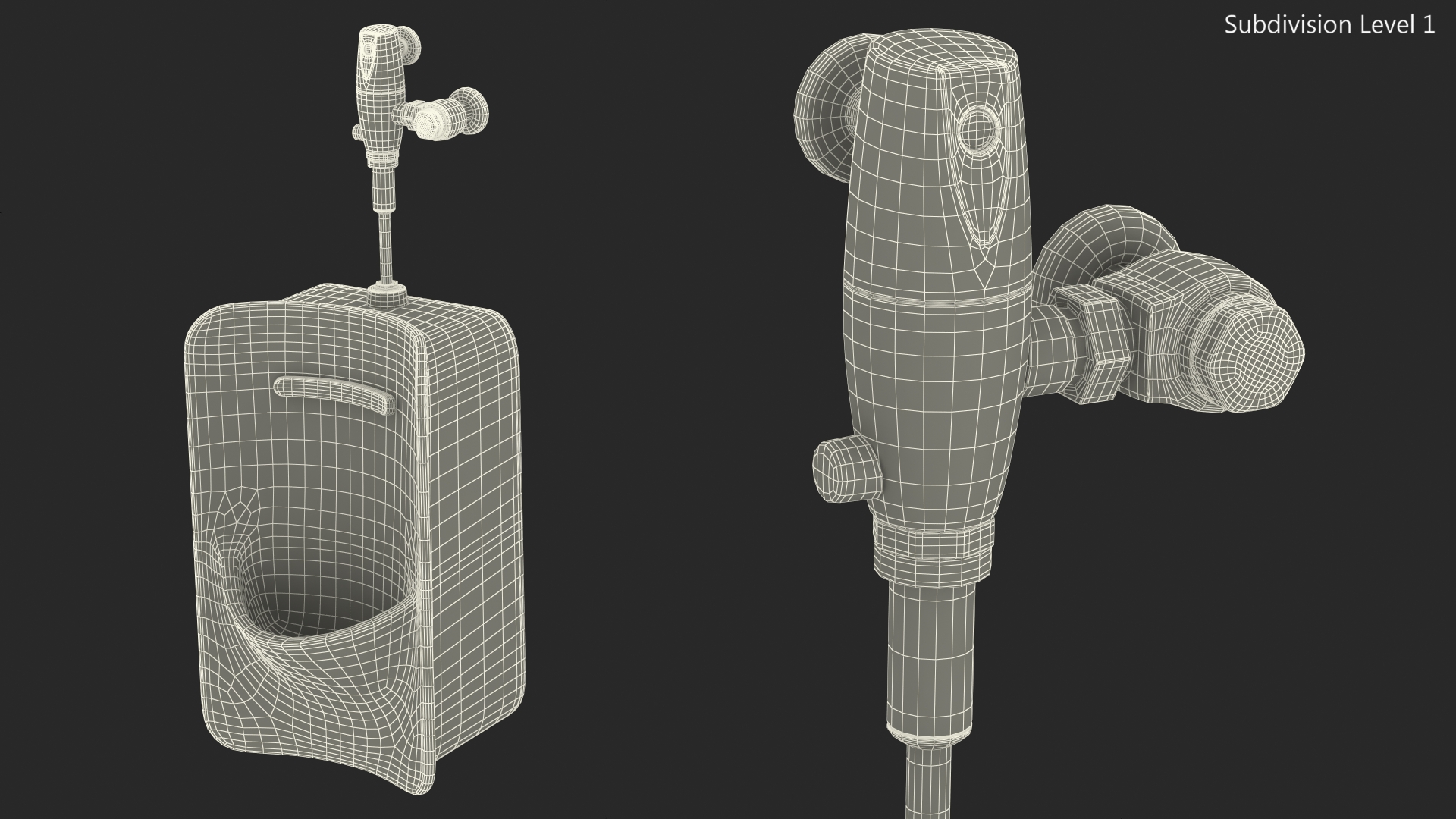 3D model Top Spud Urinal