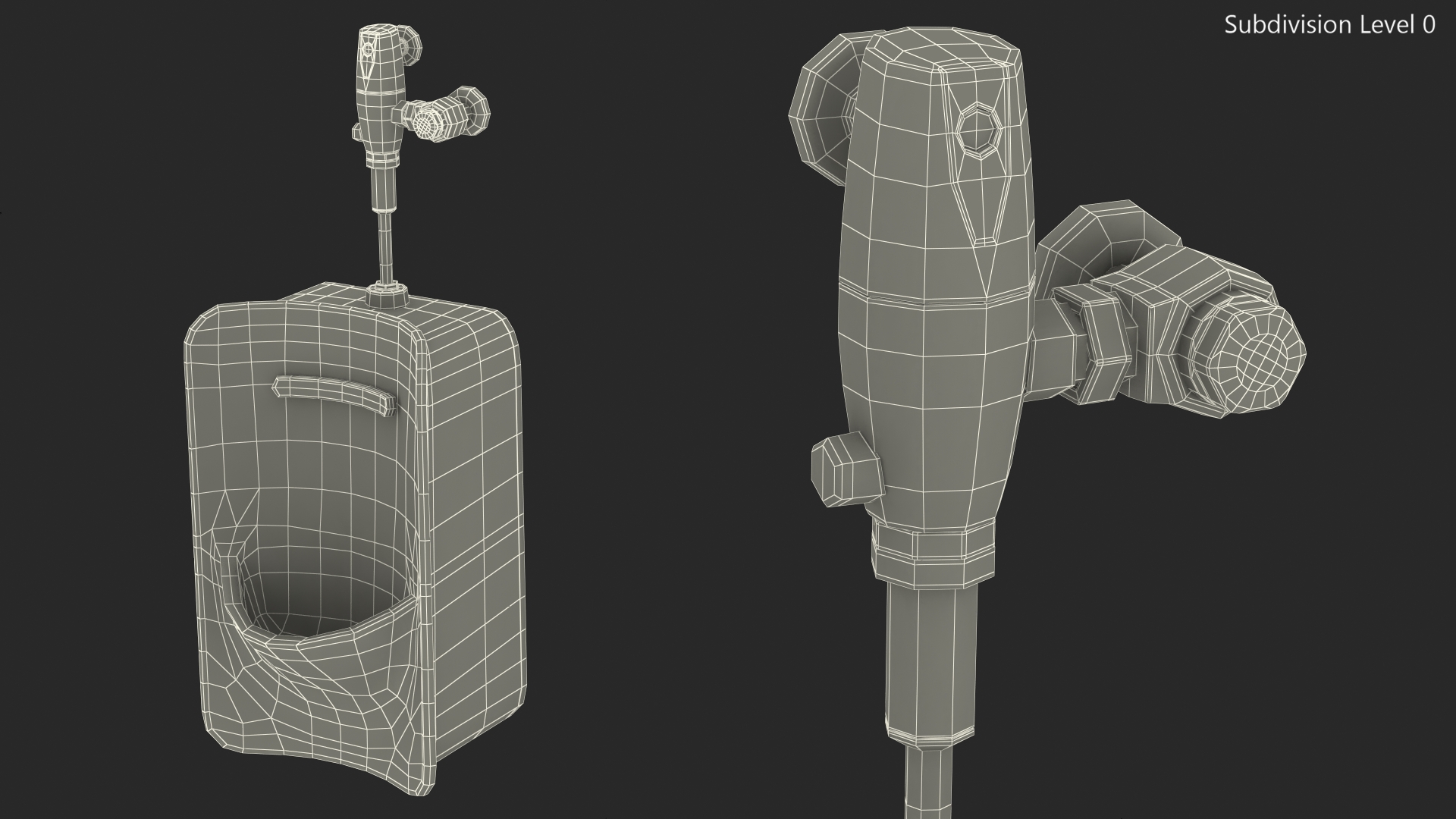 3D model Top Spud Urinal