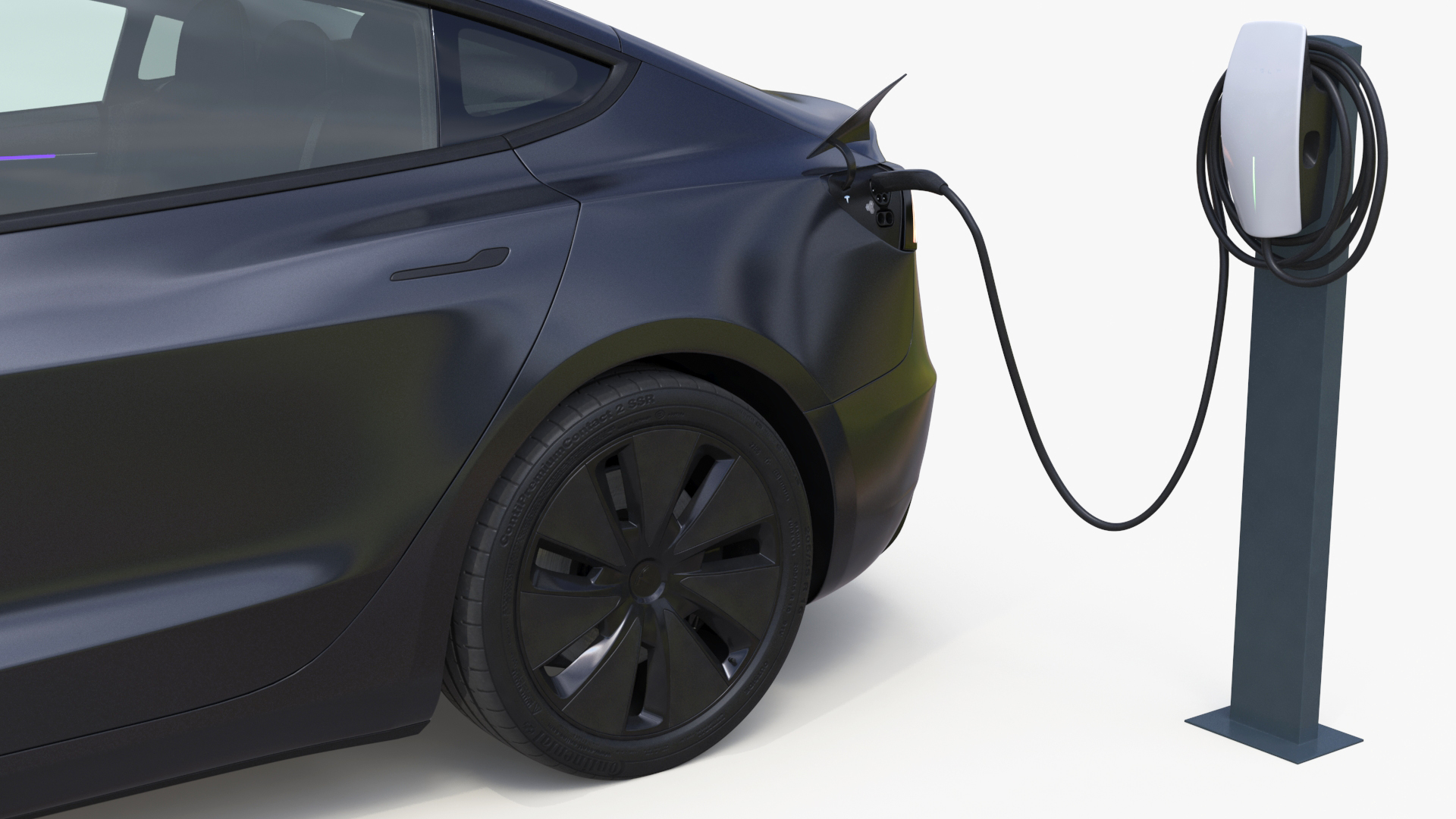 Tesla Model 3 2024 on Filling Station 3D