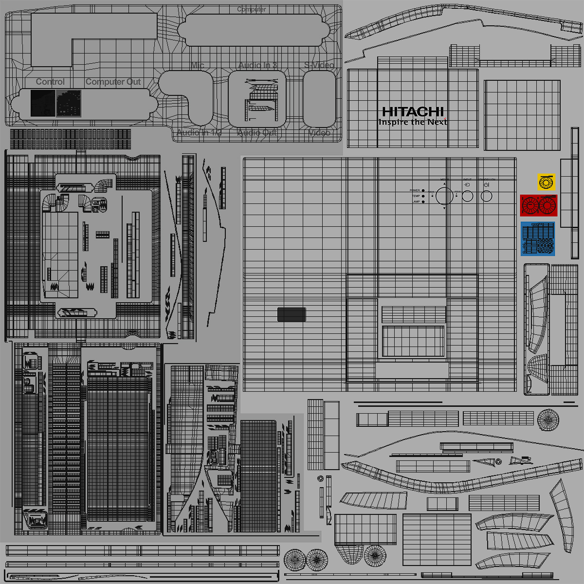 Hitachi Projector 3D