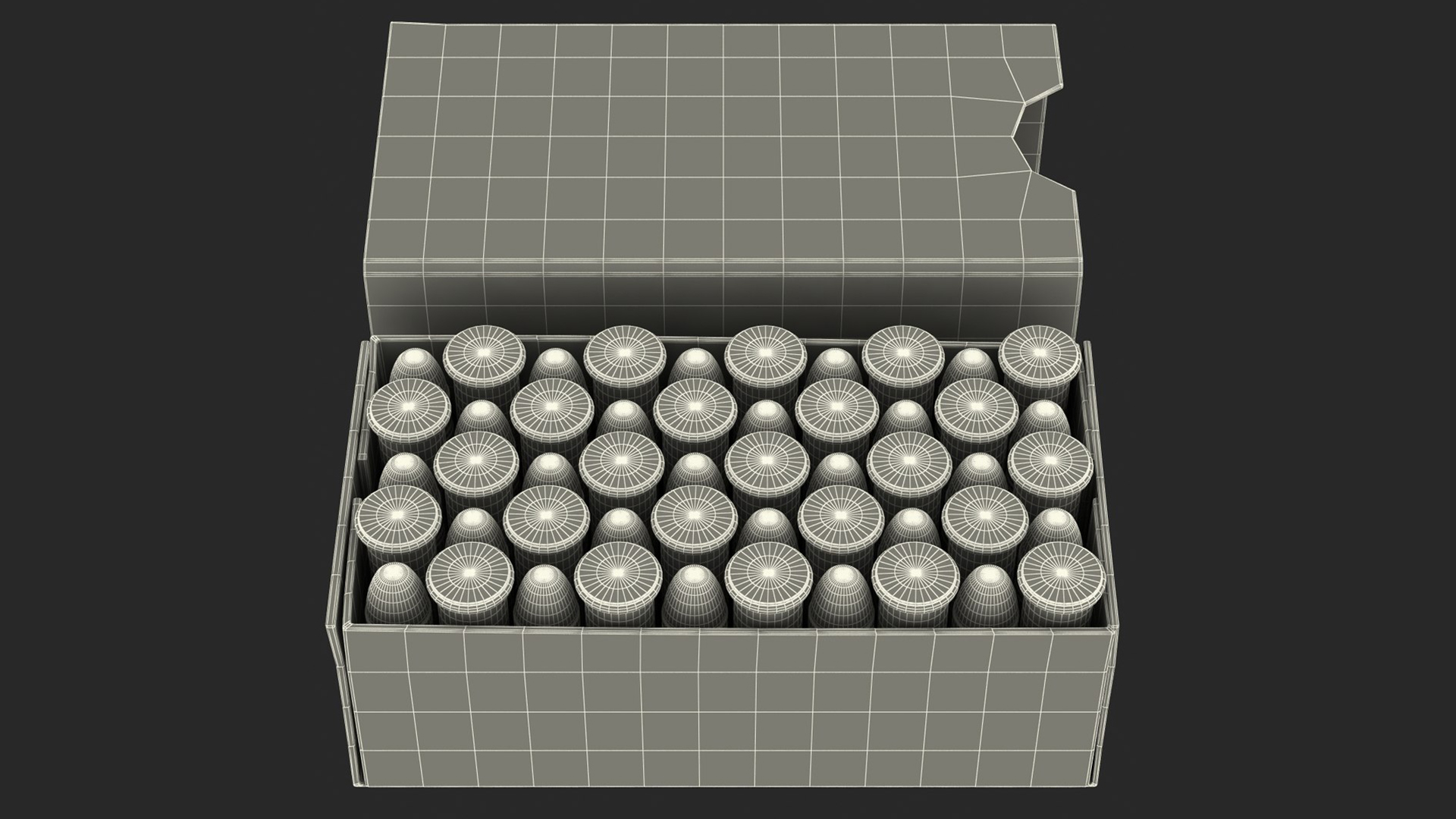 Remington .22 Long Rifle Ammunition Box 3D model