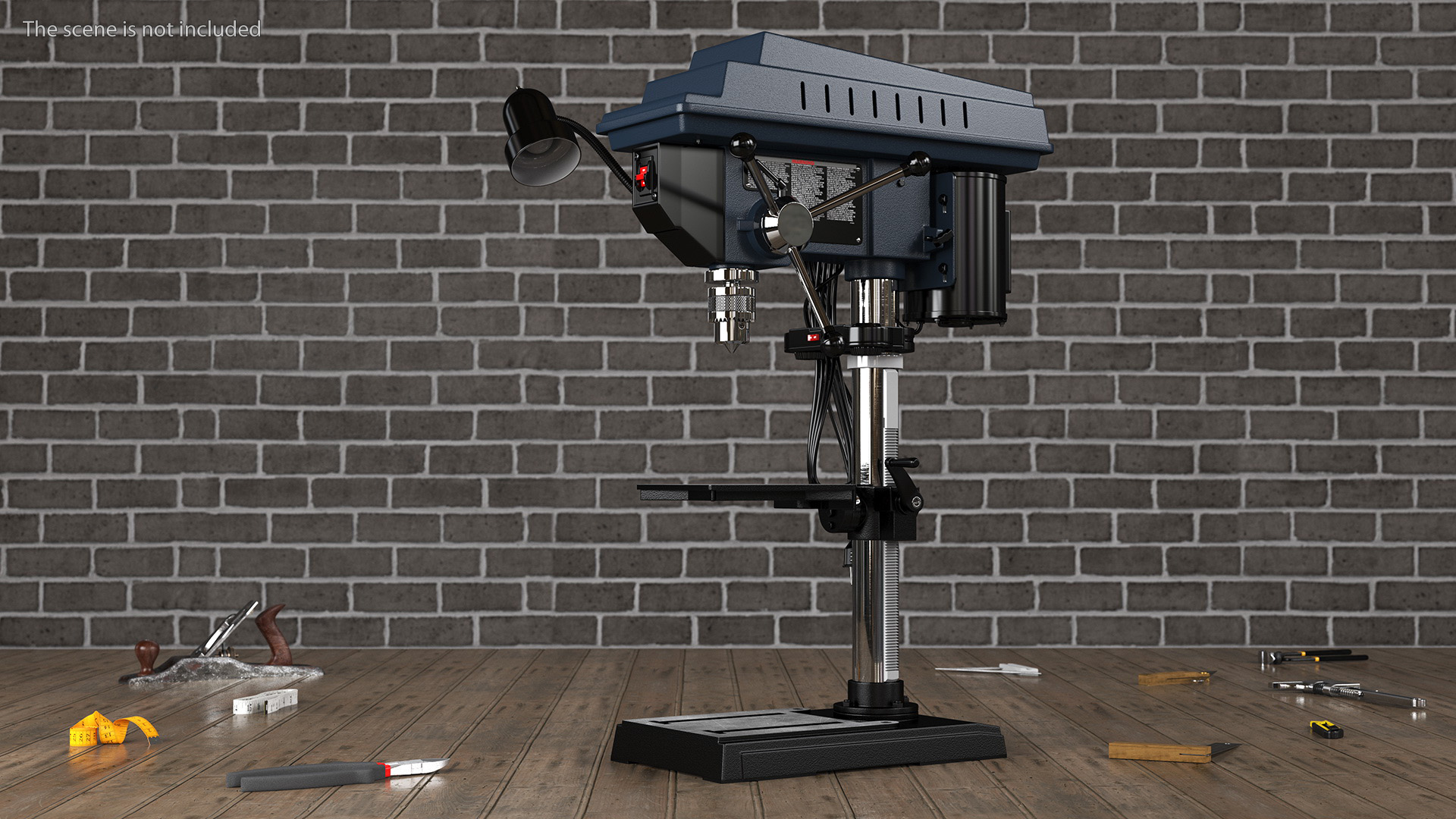 3D Bench Mount Drill Press model