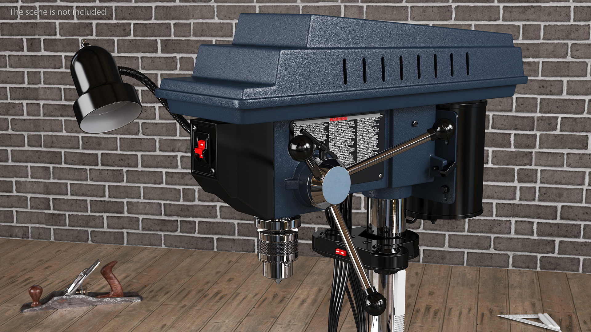 3D Bench Mount Drill Press model