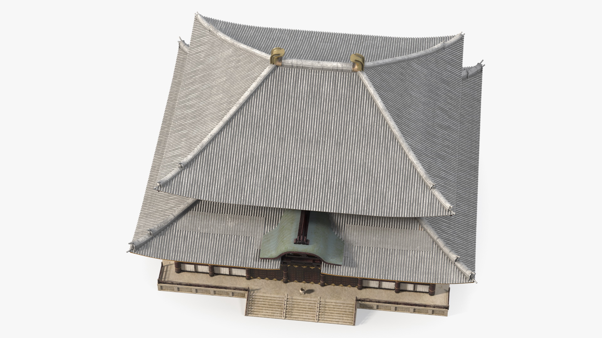 3D Asian Pagoda Building