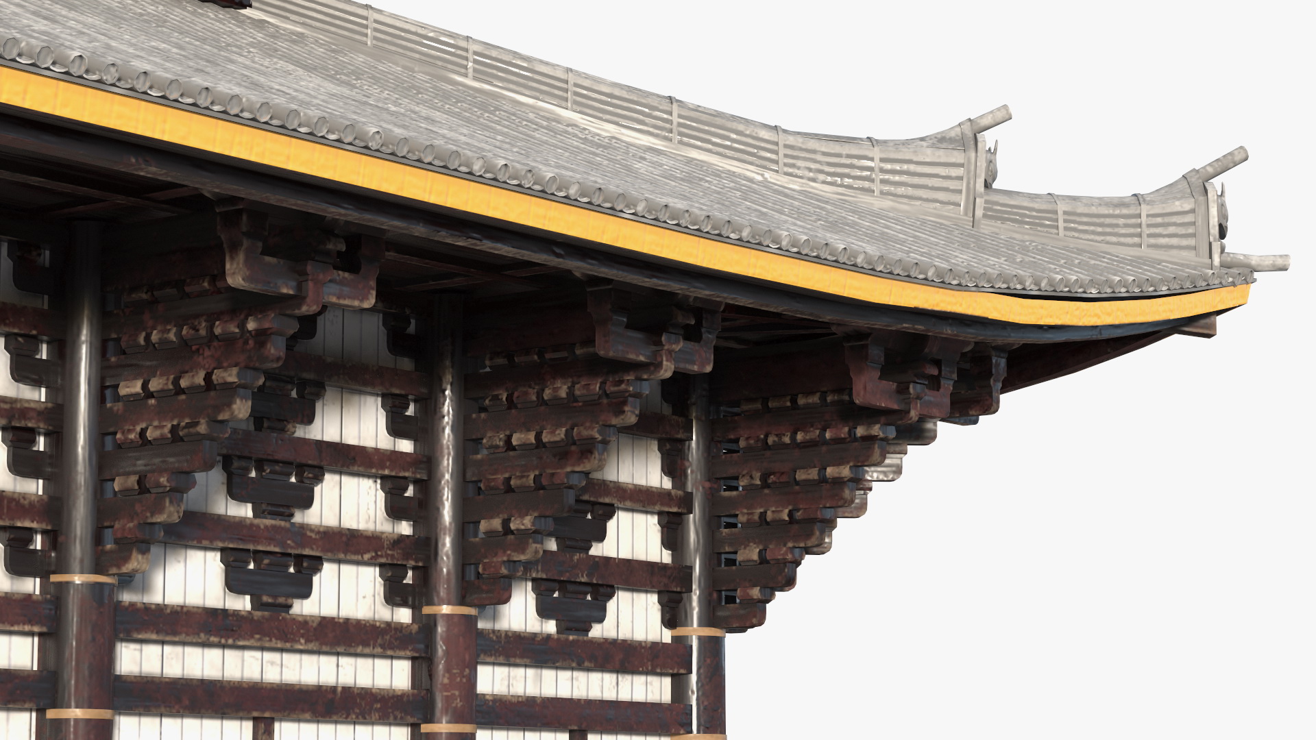 3D Asian Pagoda Building