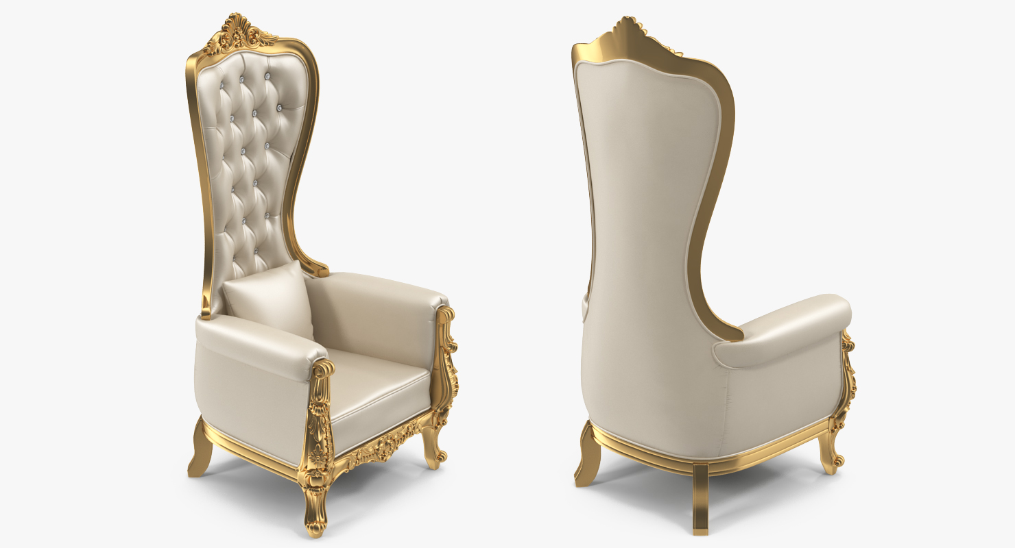 Throne Chair 3D