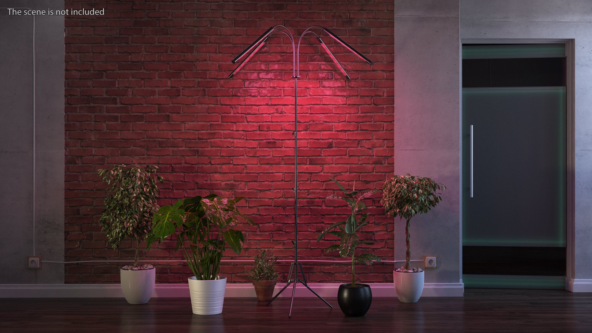 3D Grow Lamp with Stand Frenan Red Lights model