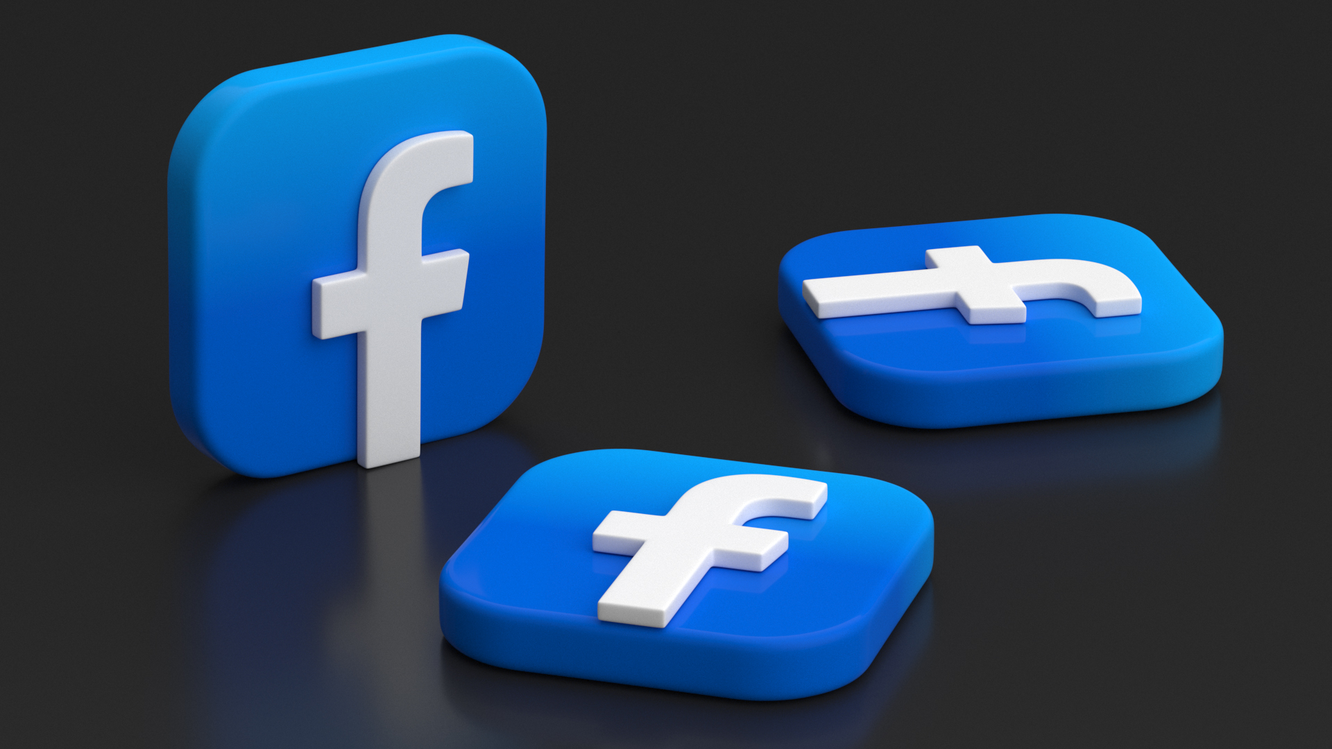 3D Facebook Social Media Icon