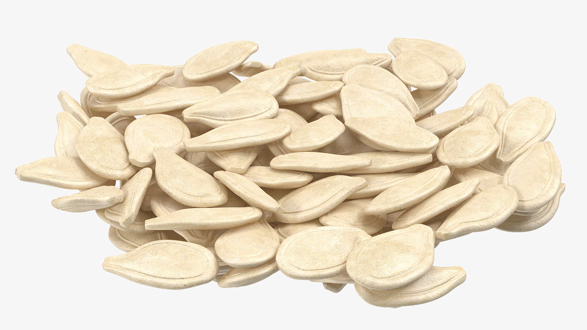 Pumpkin Seeds in Shell 3D